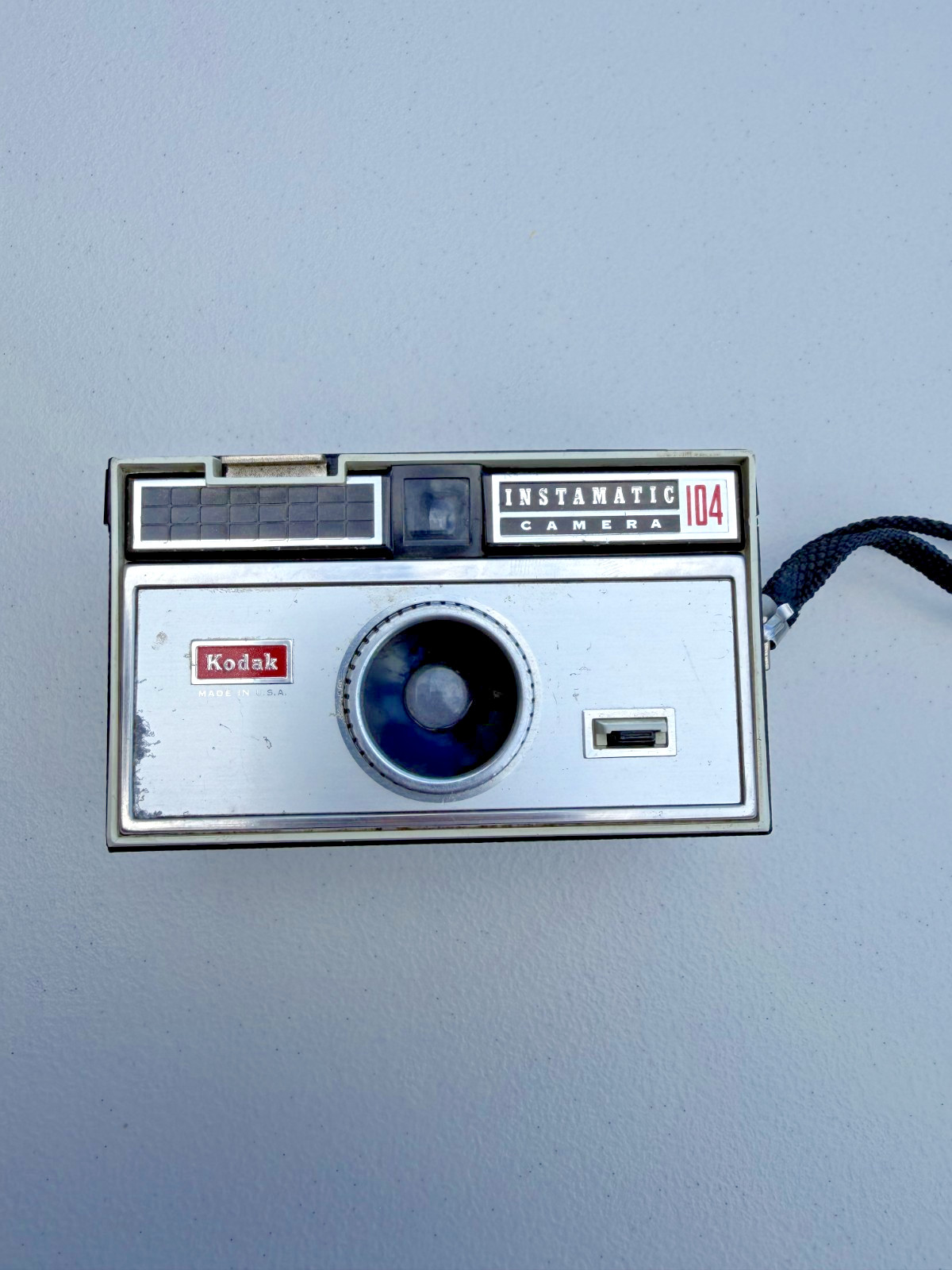 Kodak Instamatic 104 Black & Gray 1960s Film Camera Vintage