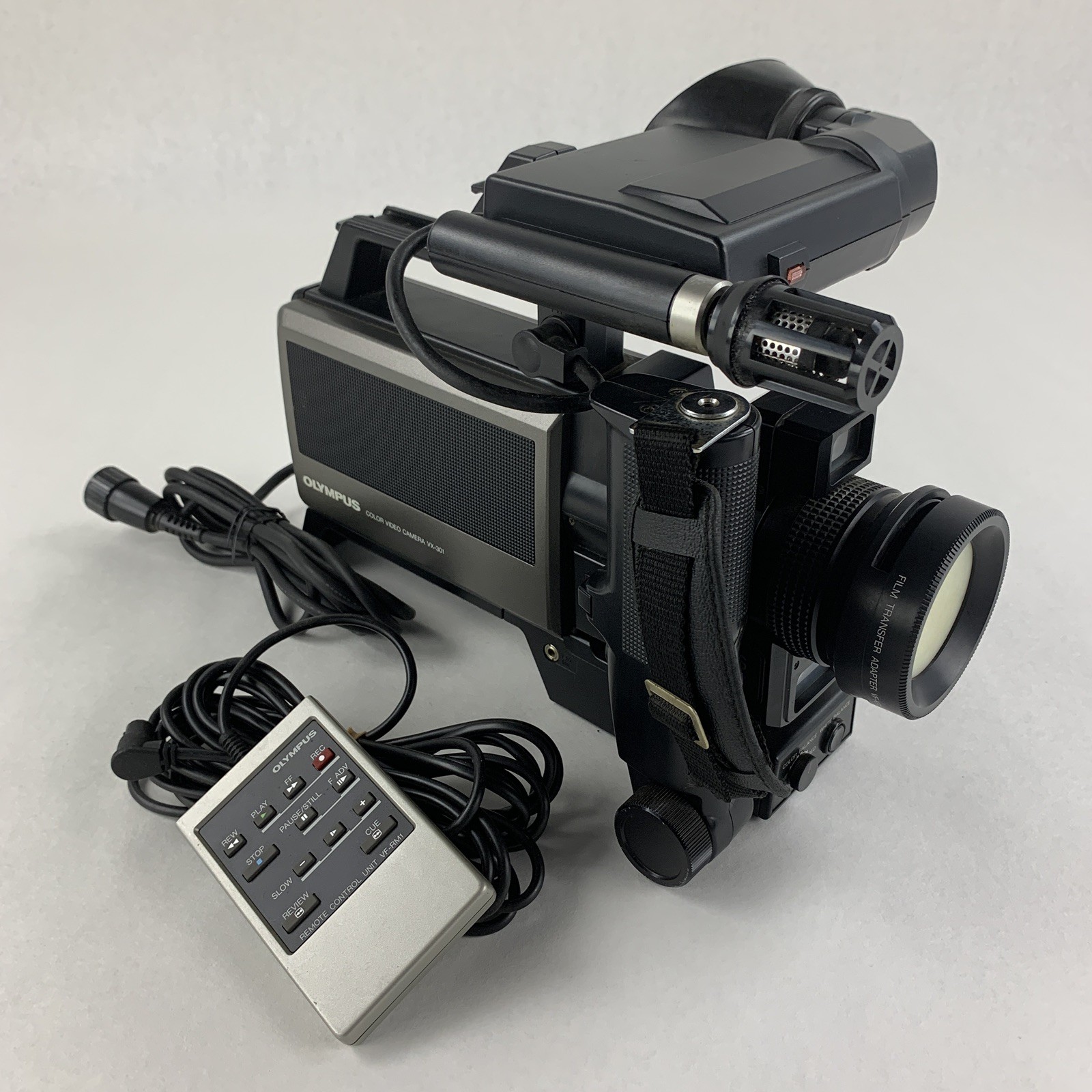 Olympus VX-301U Color Video Camera w/ VF-KF1U Viewfinder and 1:1.4 TV Zoom Lens