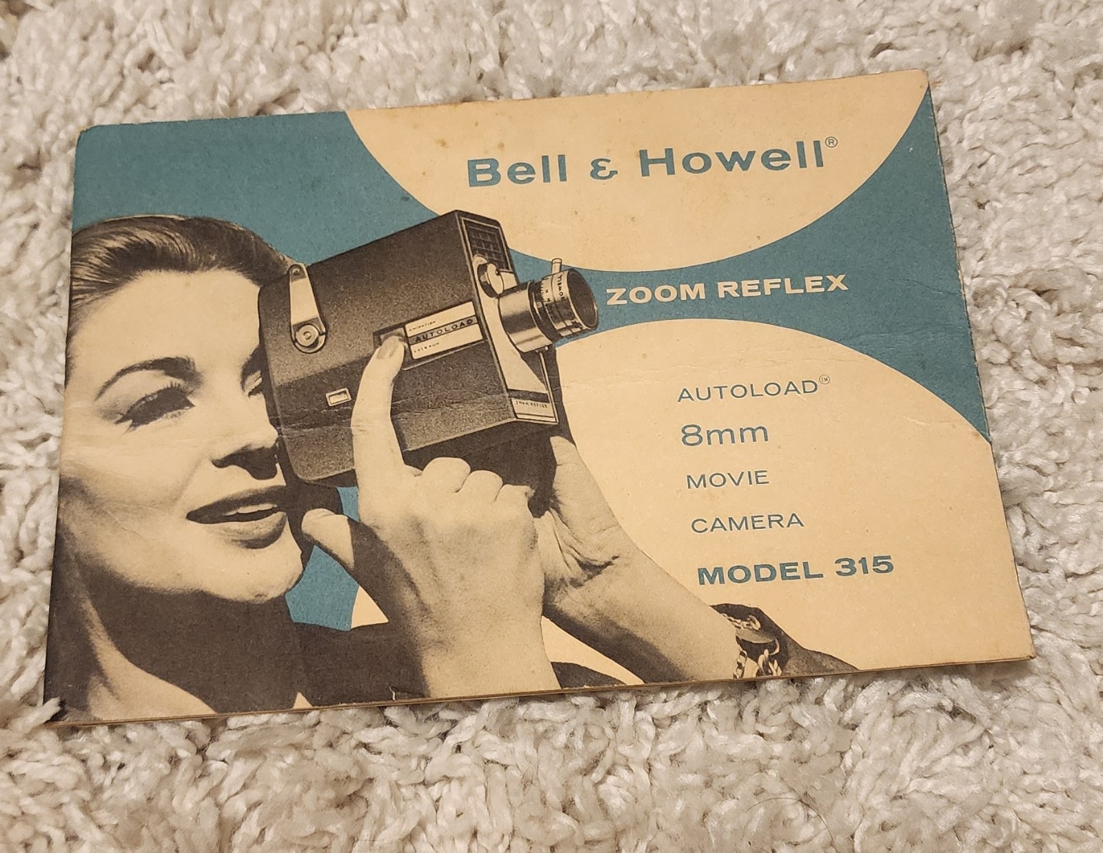 Bell & Howell Zoom Reflex Autoload 8mm Movie Camera Model 315 w/ Box & Manuals