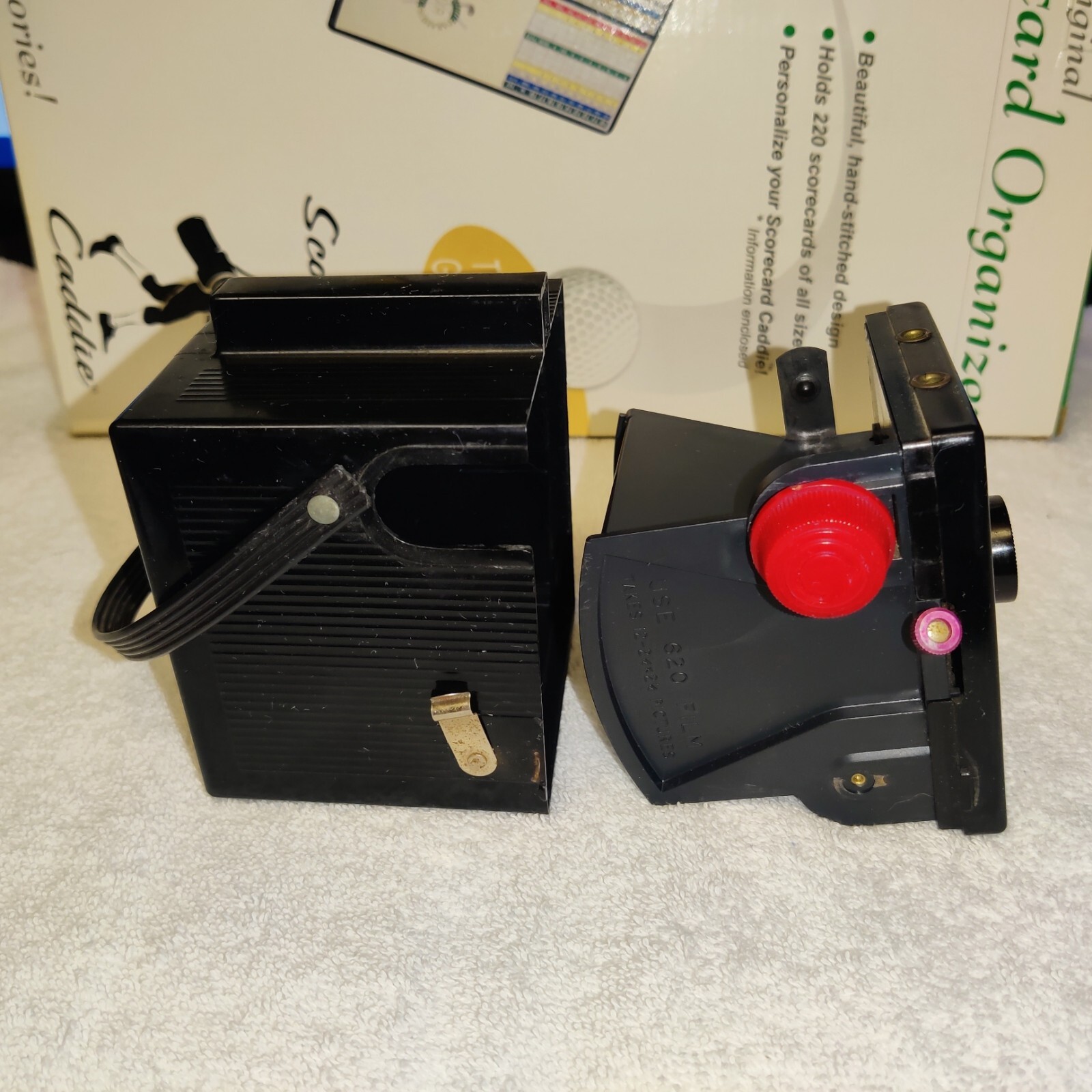 Vintage BRAUN IMPERIAL SIX-TWENTY BOX PRESS FLASH Camera * USA * 620 Film