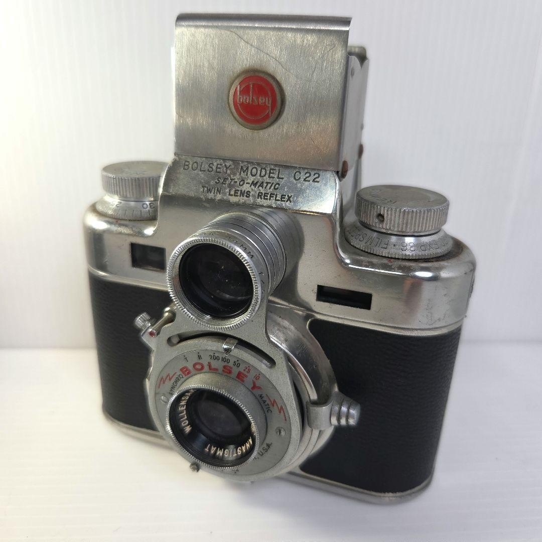 Bolsey Model C22 35mm Twin Lens Reflex TLR Camera Vintage JP