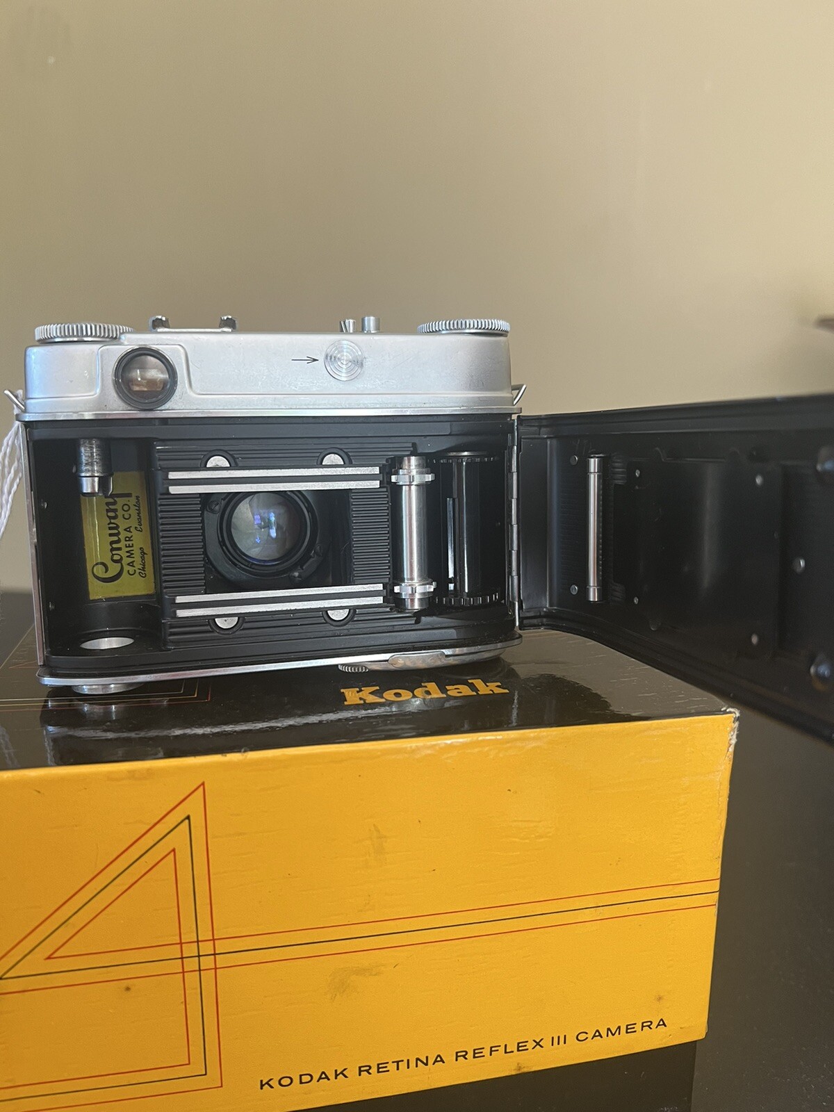 Kodak Retina III c Rangefinder 35mm Film Camera with Case