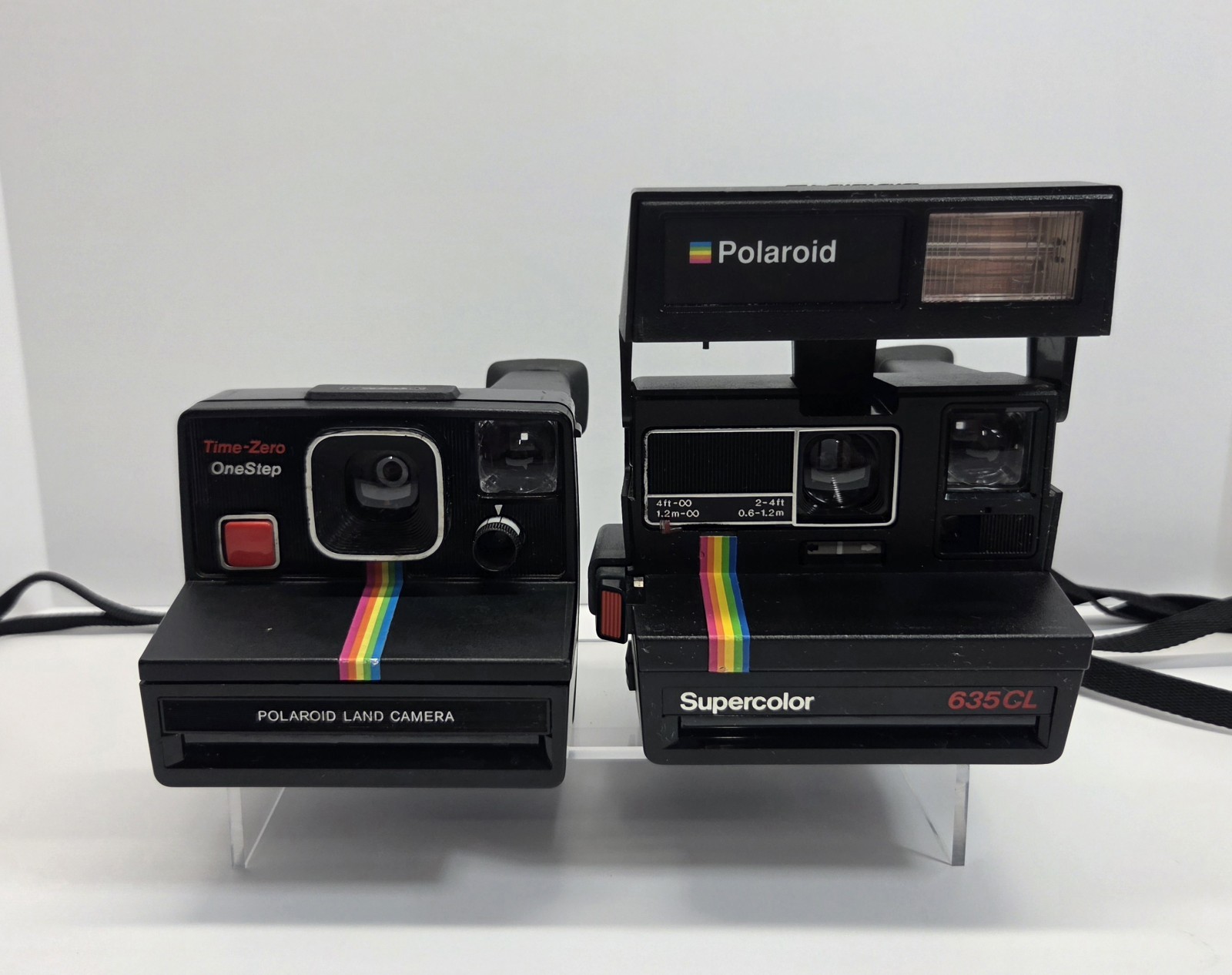 Vintage Polaroid Supercolor 635CL Instant Camera & Land Camera One Step Untested