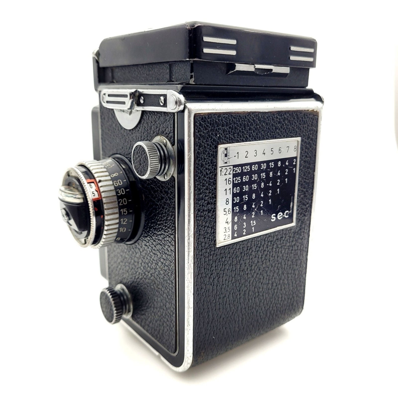 Rollei Rolleiflex 3.5E TLR Film Camera Schneider-Kreuznach XENOTAR 75mm Lens