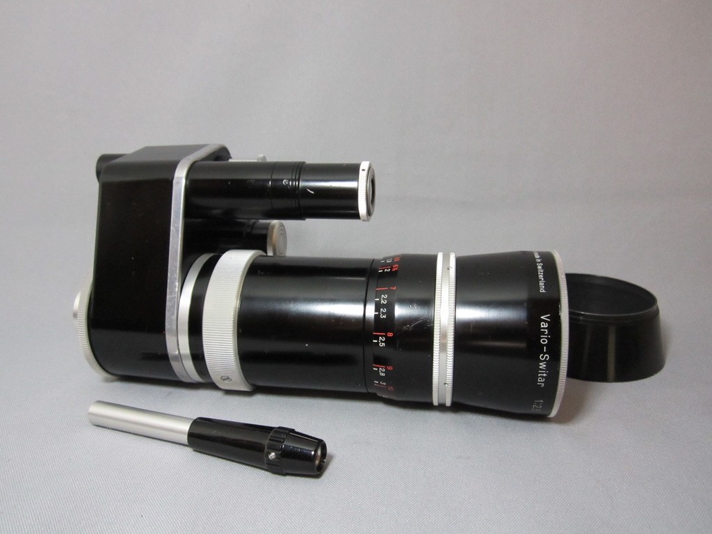 H16 RX SUPER-16 KERN VARIO SWITAR 18-86MM C-MOUNT LENS BOLEX 16MM MOVIE CAMERA