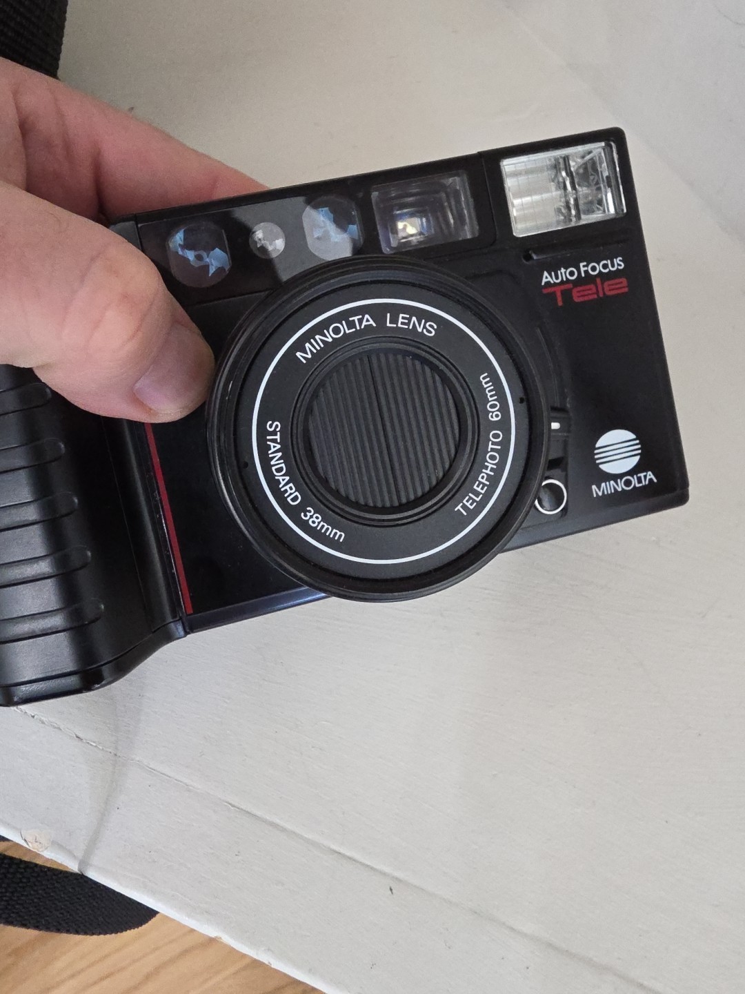 Vintage Minolta AF-Tele Auto Focus 35mm Film Camera Telephoto 60mm Lens
