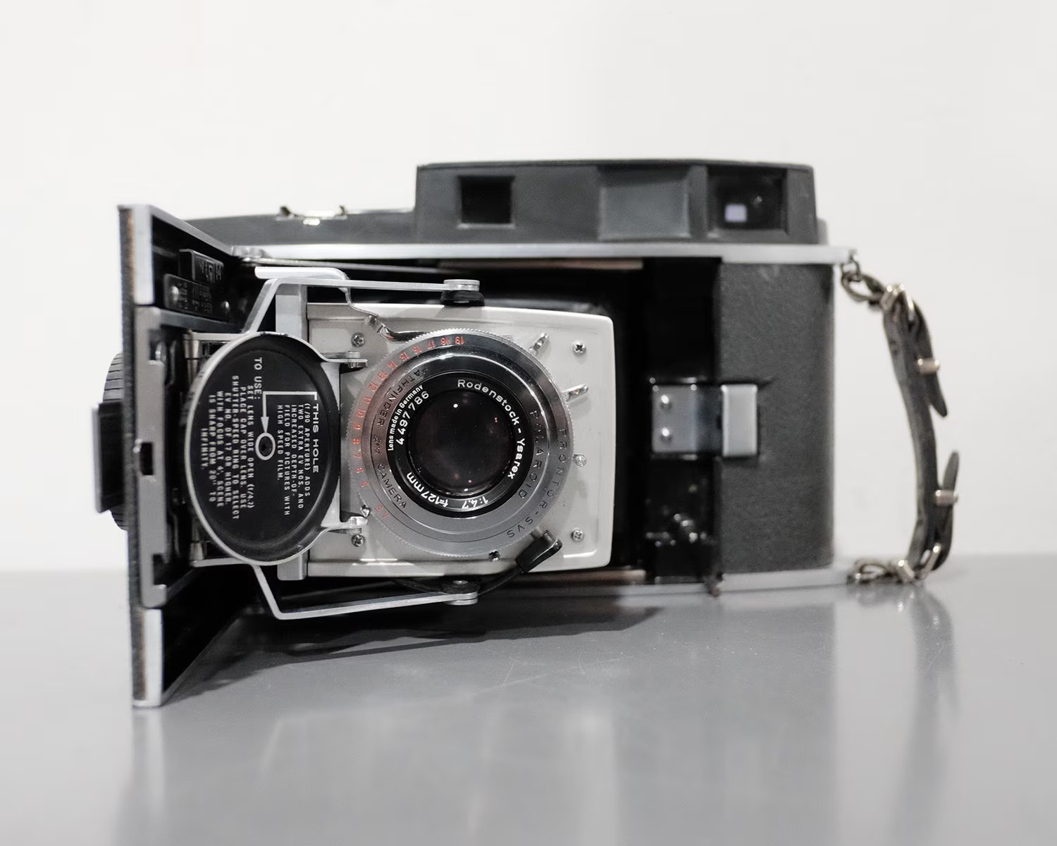 Polaroid 110B Land Camera, Packfilm Converted