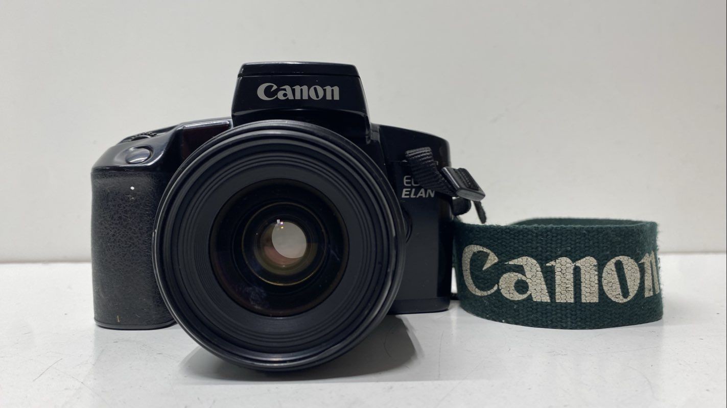 Vintage Canon EOS Elan 35mm SLR Camera With EF 28-80mm Zoom Lens Tested