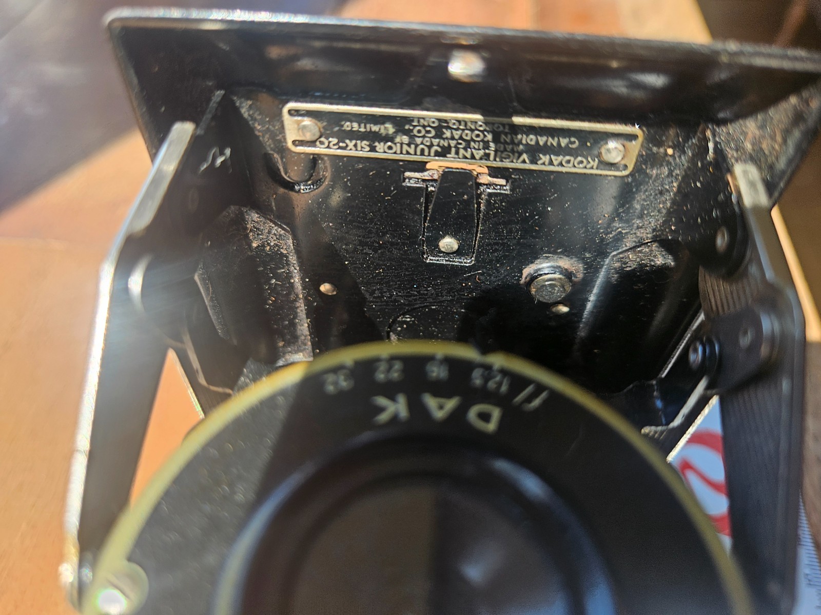 Vintage Kodak Vigilant Junior Six-20 Camera Untested For Display or Parts