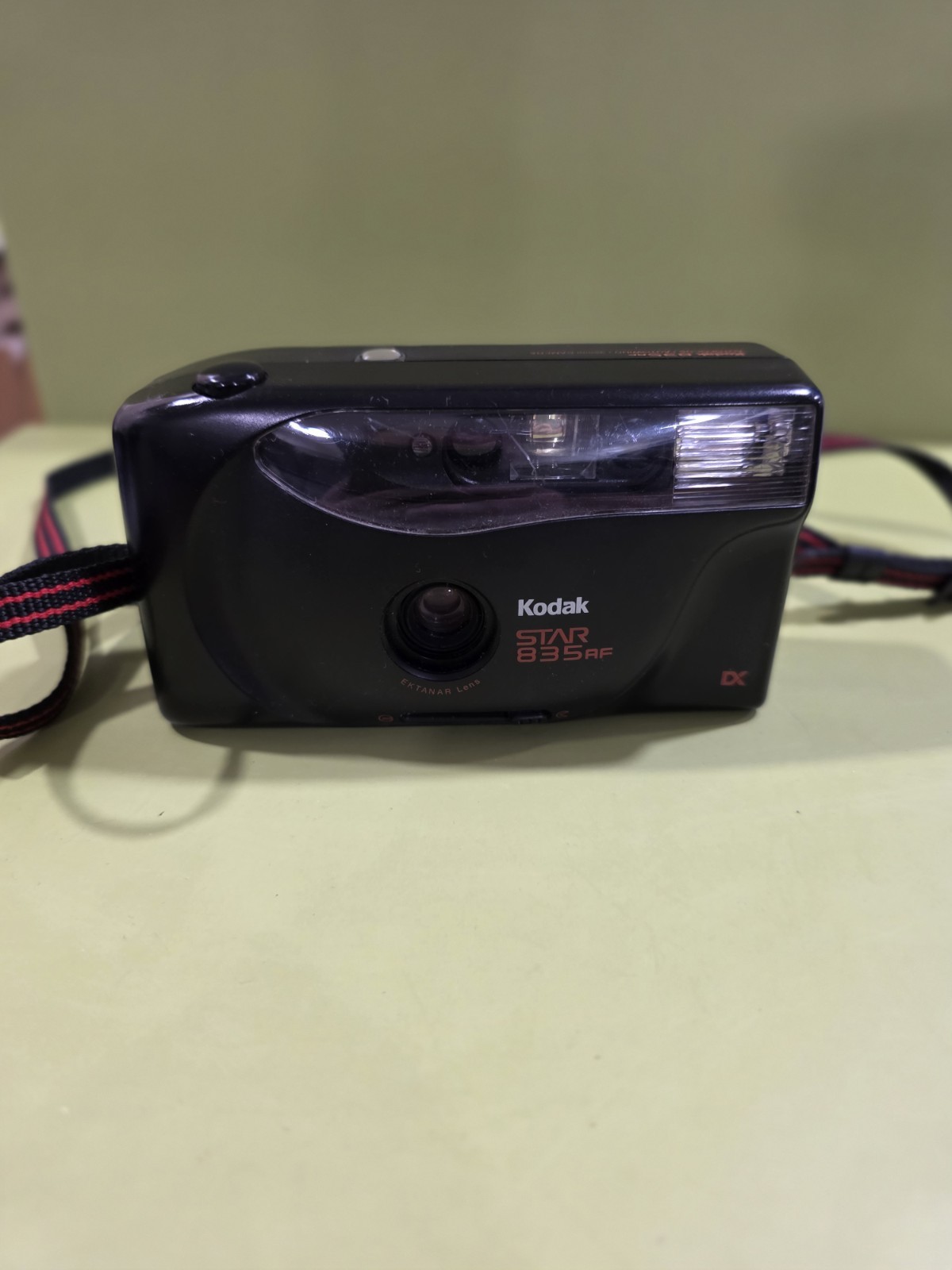 Kodak Star 835 AF Auto Focus Autowind 35mm Black Camera Built-in Flash Tested