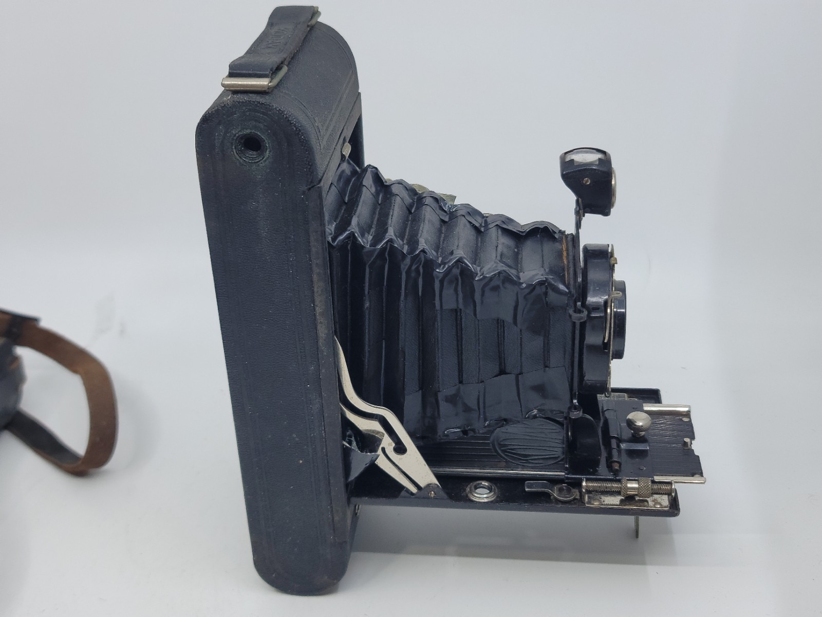 Eastman Kodak No. 1A Pocket Kodak Folding Antique Camera And Case Display Only