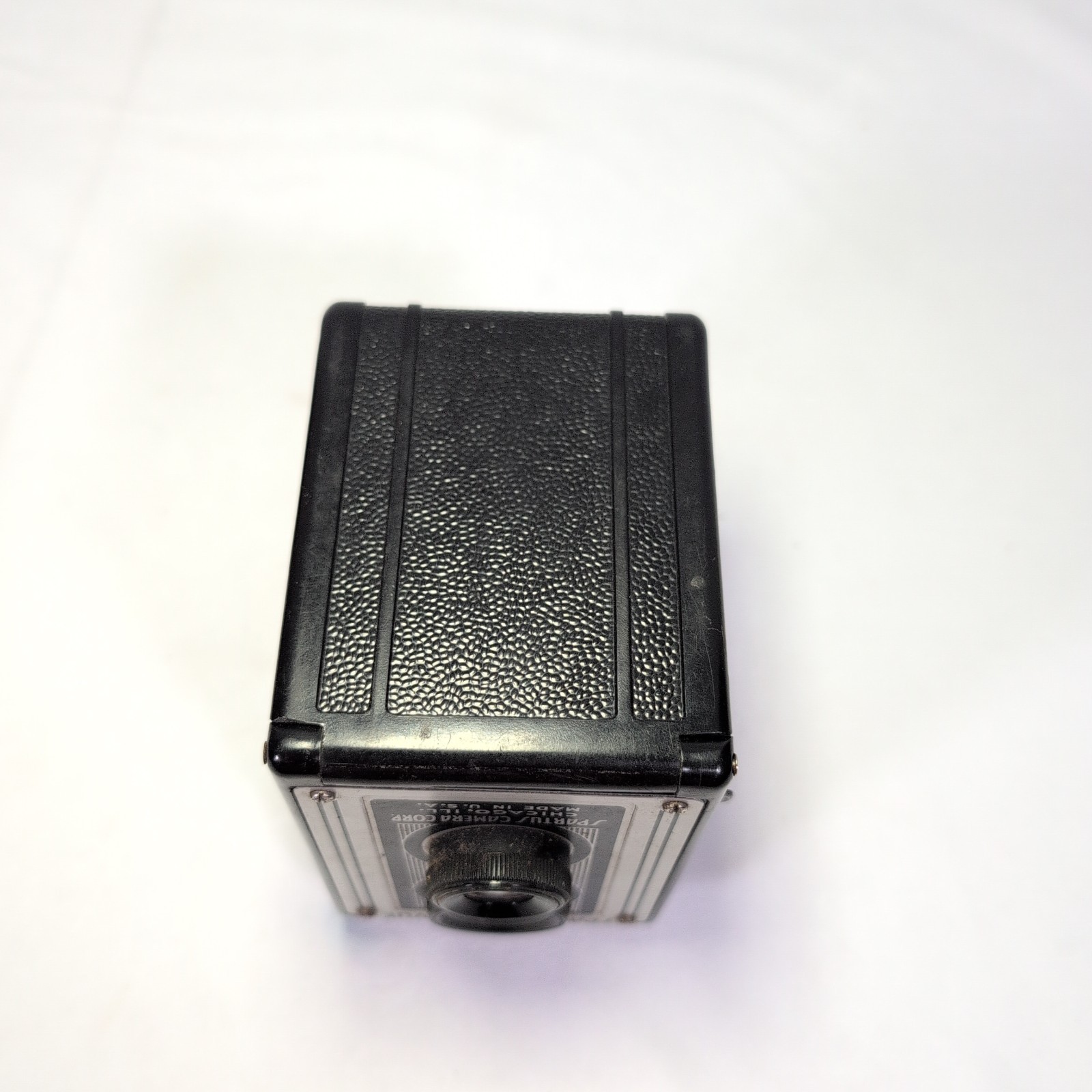 Vintage Spartus Full-Vue Box Camera 120 Film Top View Chicago Made In The USA