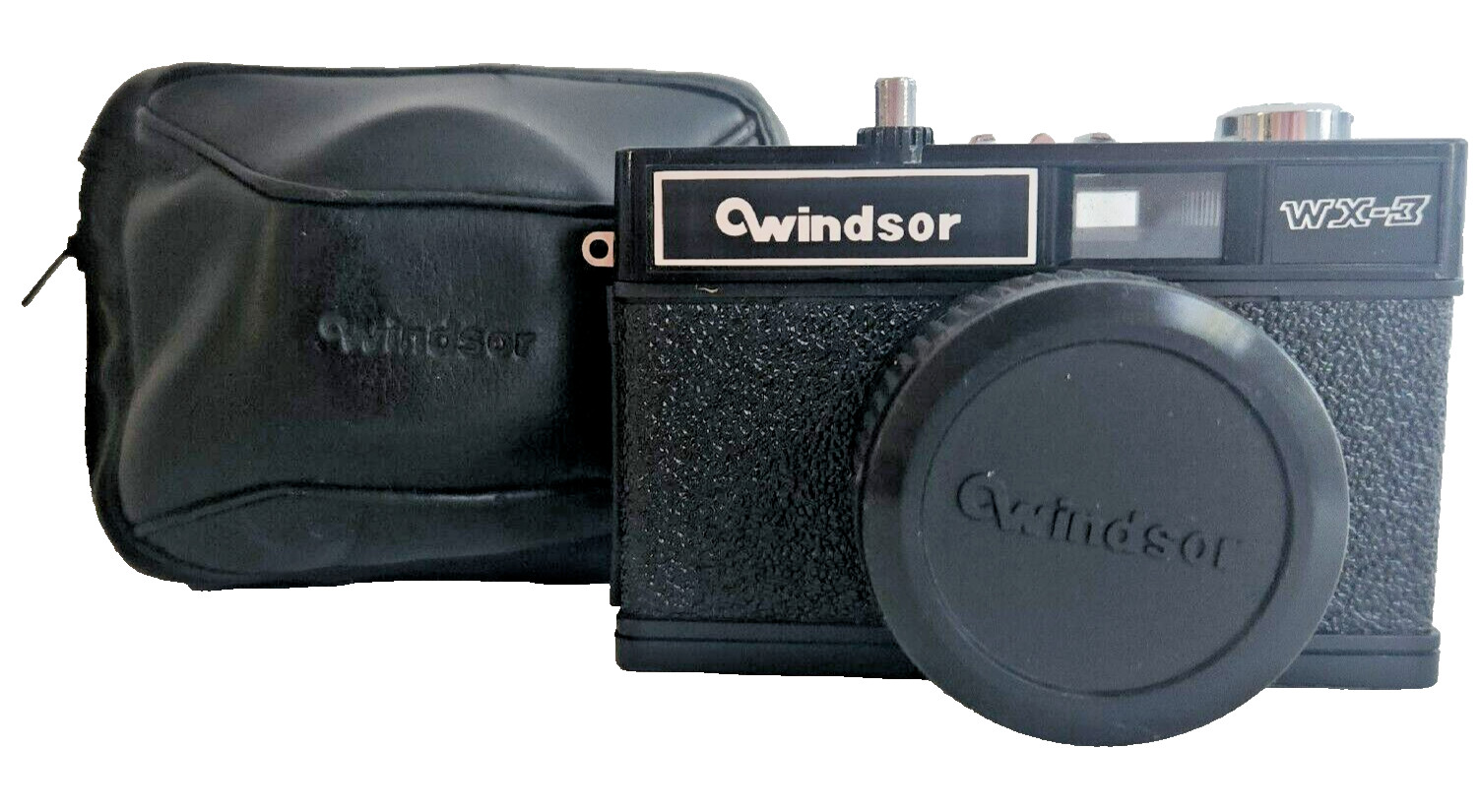 Vtg 1980s Windsor WX-3 35mm Camera in Case Analog Photography Street Photos