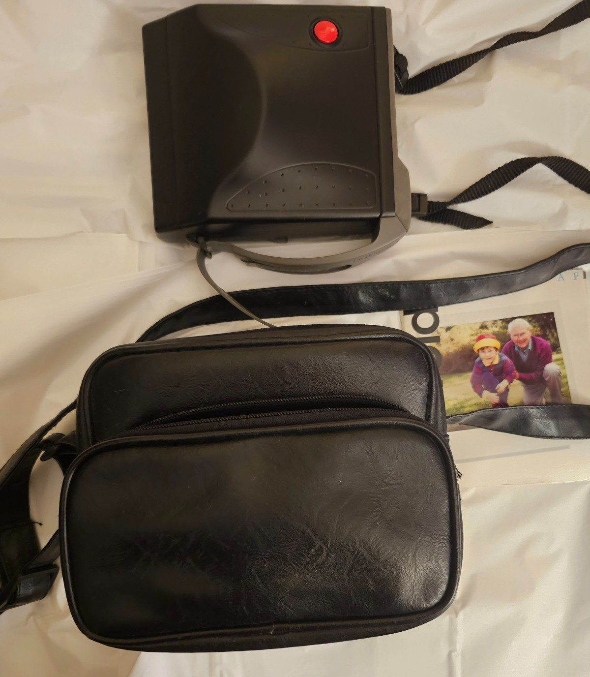 Polaroid Spectra AF Camera with Case and Instruction Booklet