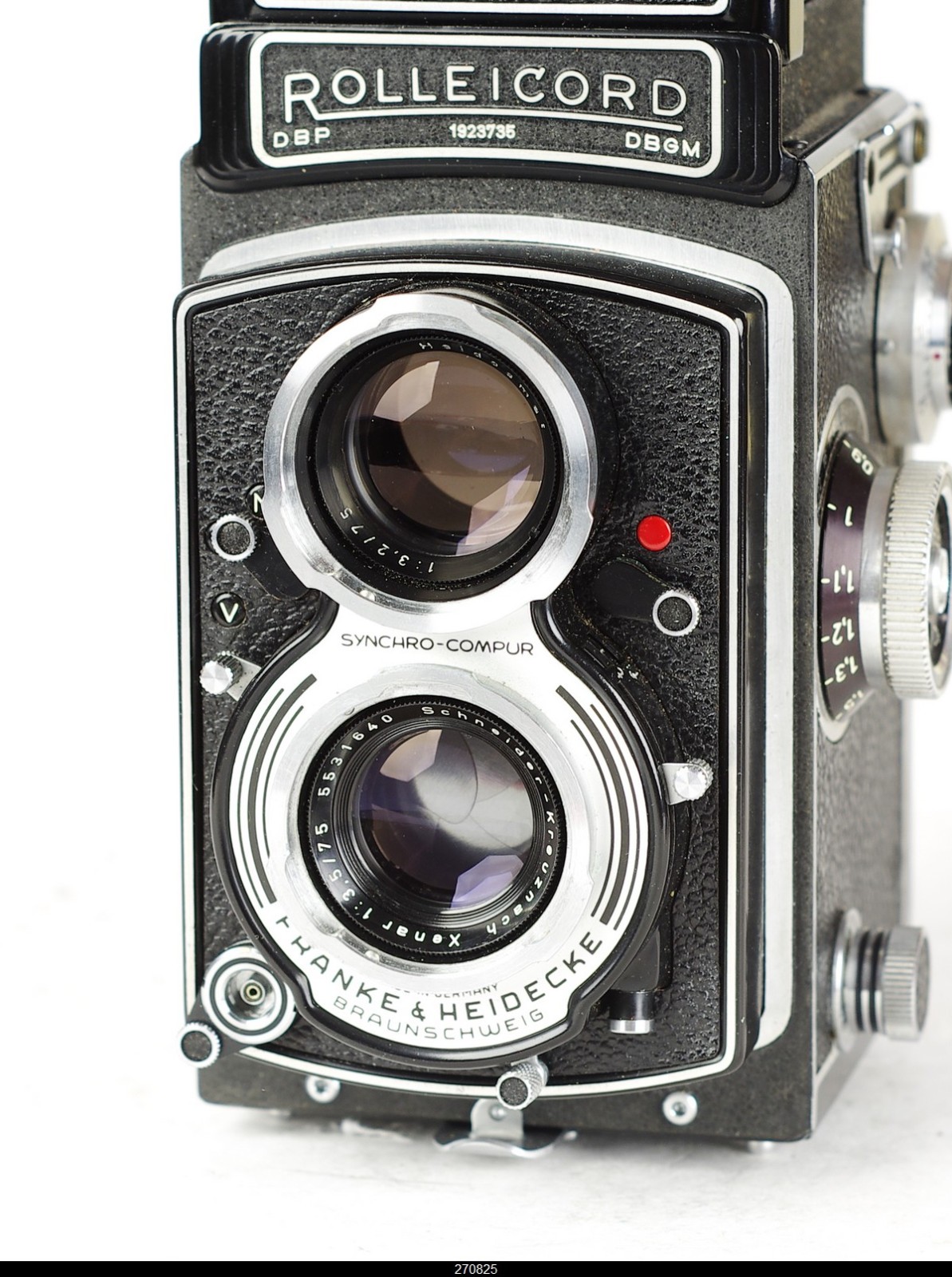 Rolleicord TLR 6×6 Camera Lens Schneider Xenar 3.5 f=75mm w/1/2 Box Casse Shade