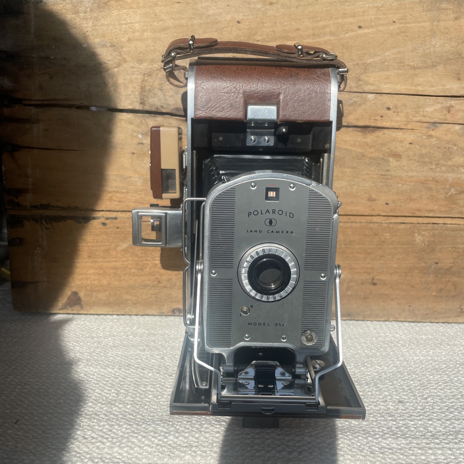 Polaroid Model 95a Land Camera With Light Meter