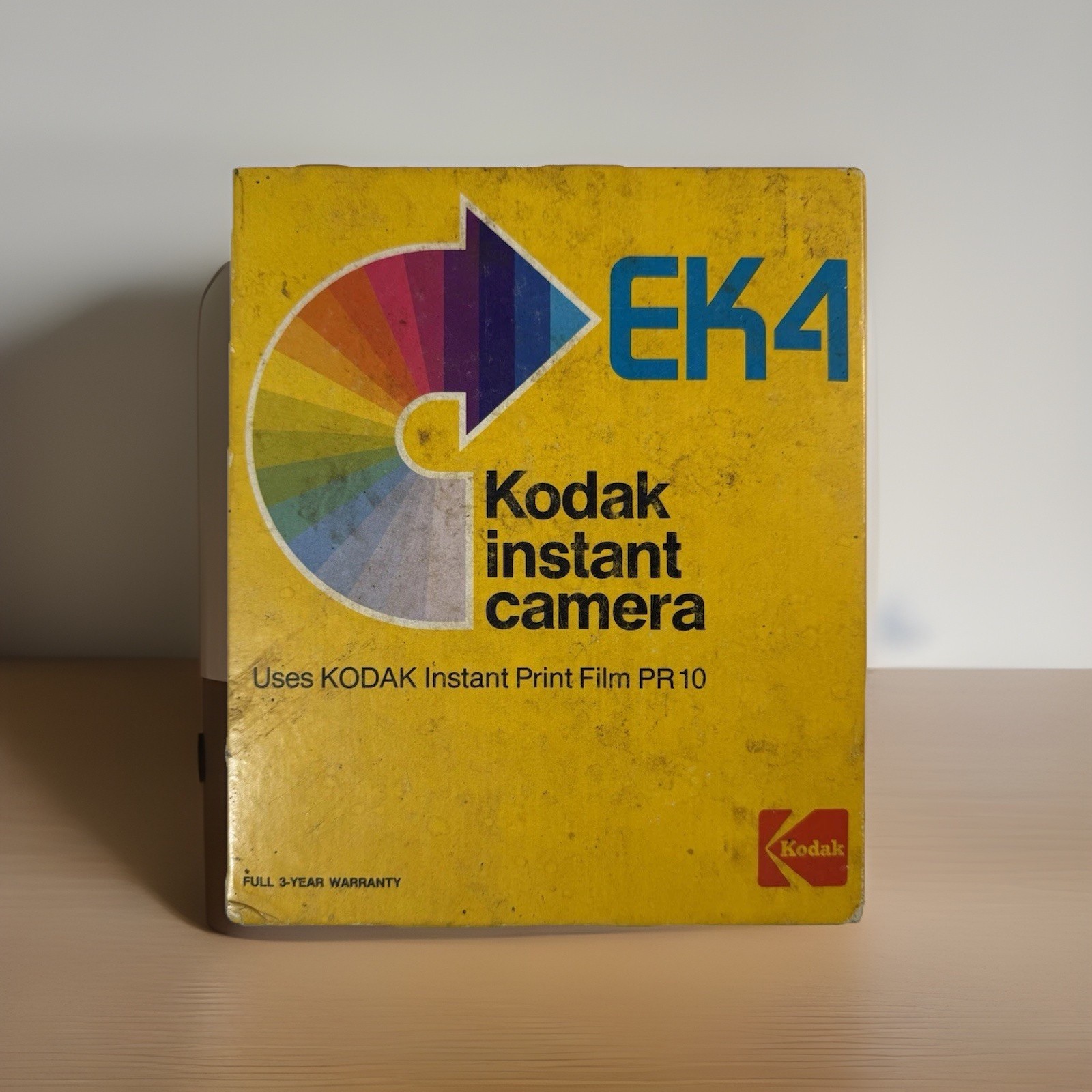 Kodak EK4 Instant Camera w/ Original Box Vintage 1970s Collectible Untested