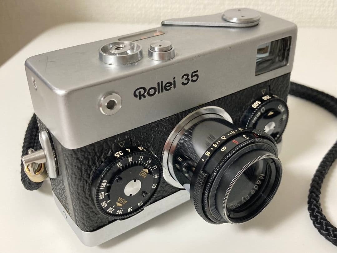 Rollei 35 35mm Compact Camera Silver/Black Film Camera JP