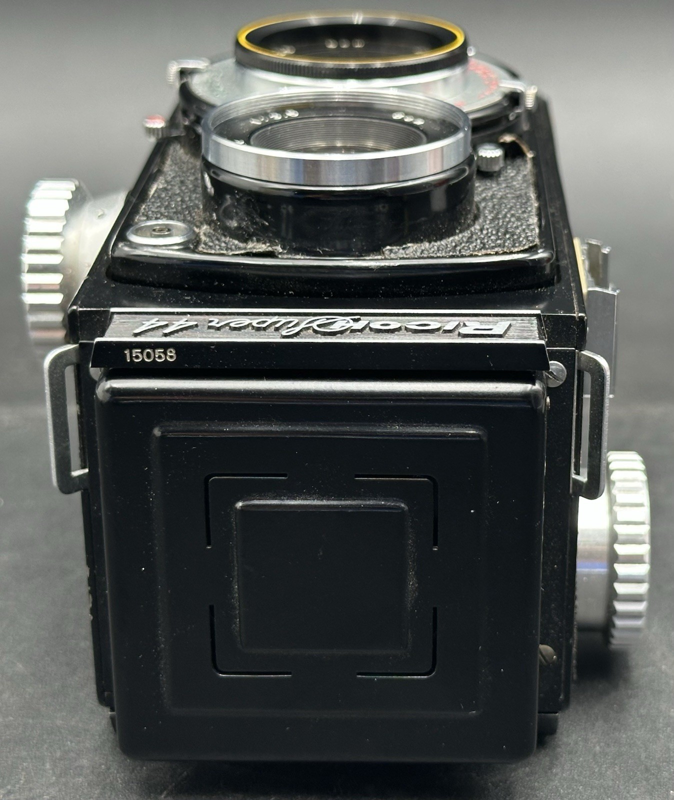 Vintage Ricoh Super 44 TLR Film Camera 4×4 Japan Riken