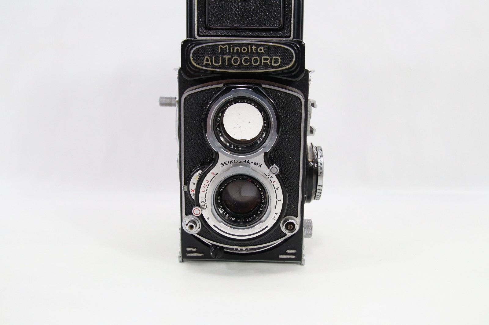 Minolta Autocord TLR Camera Chiyoko Rokkor 75mm f3.5 Rare Early Model