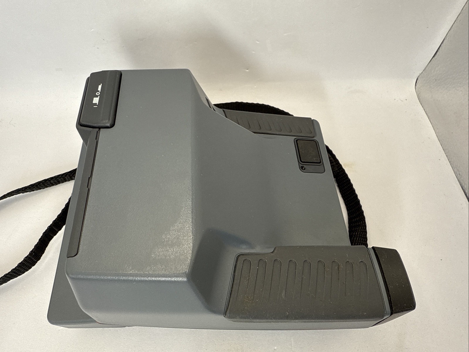 Polaroid Impulse Flash Instant Camera Black Gray Photography Vtg 80s 90s