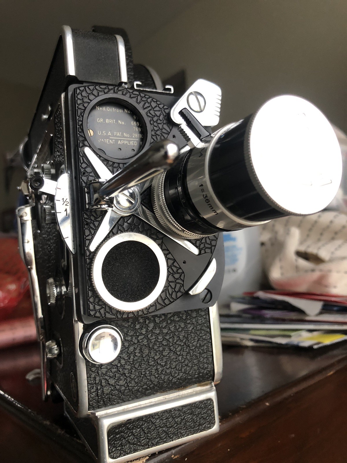 Bolex H8 Reflex Camera Body With Macro Switar Lens