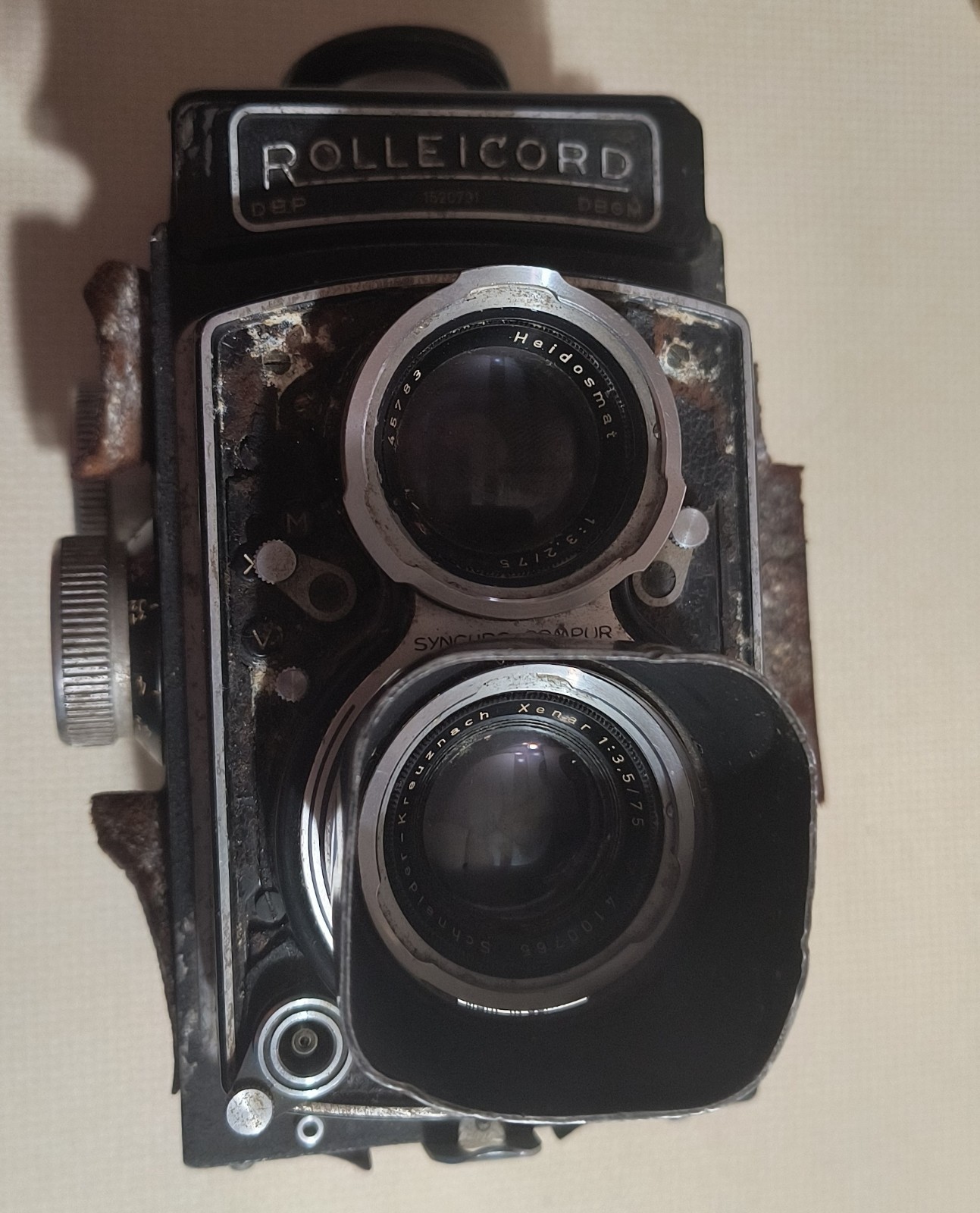 Franke & Heidecke Vintage Rolleicord Twin Lens Reflex TLR Camera with Case