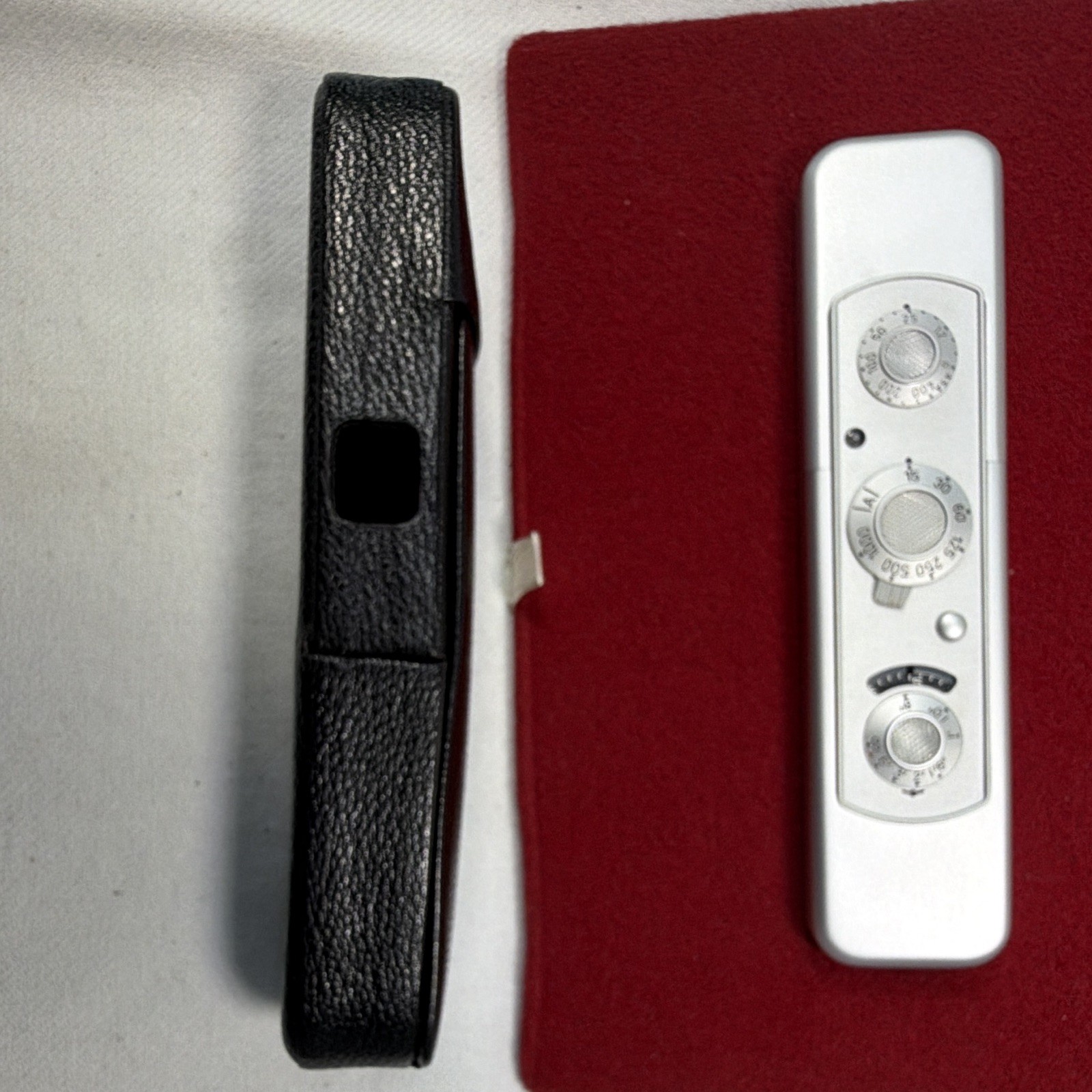Minty MINOX C Silver 8x11mm Subminiature Camera Set w/ Box Case Manual