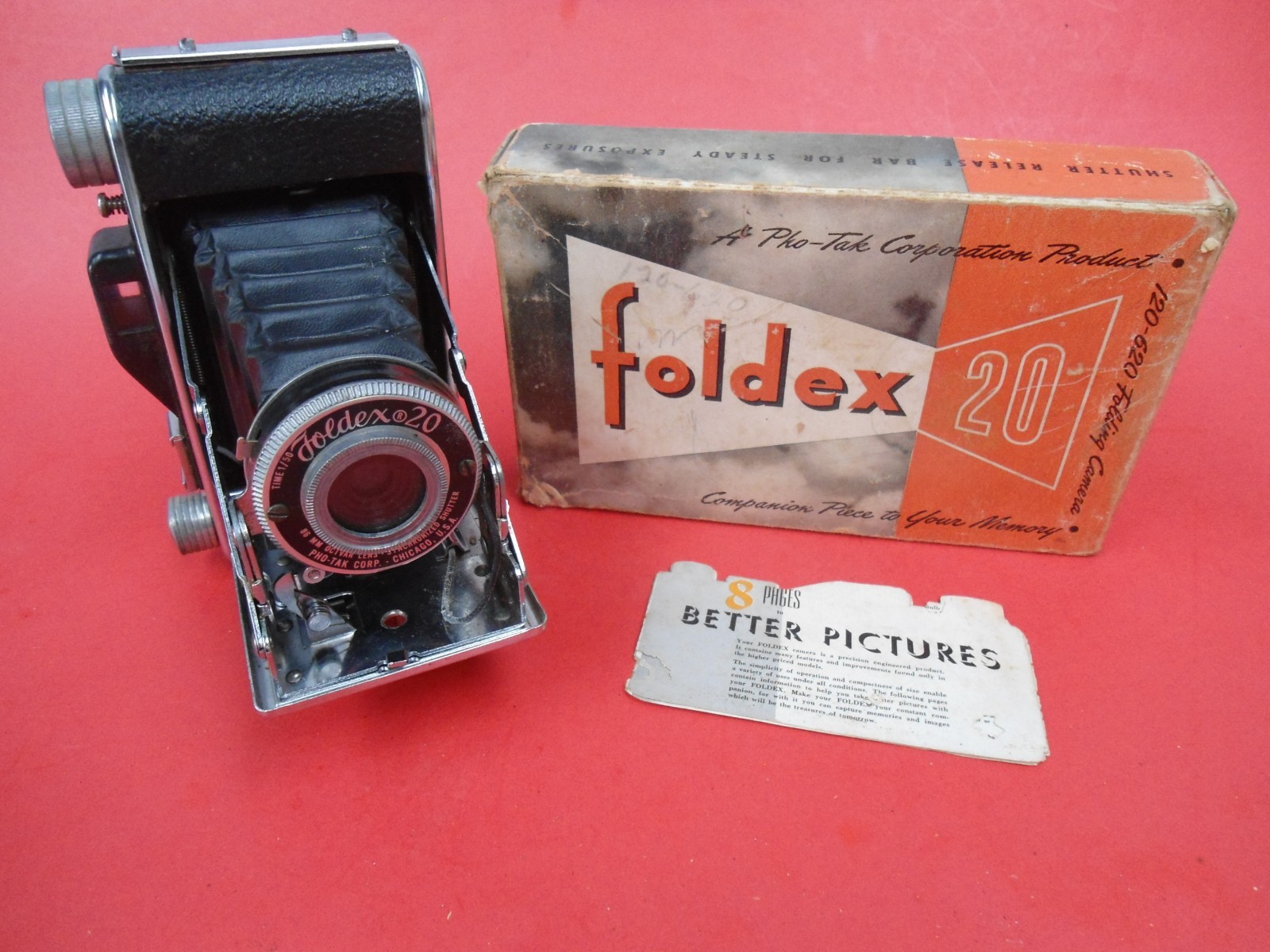 Kodak Foldex 20 Camera & Box