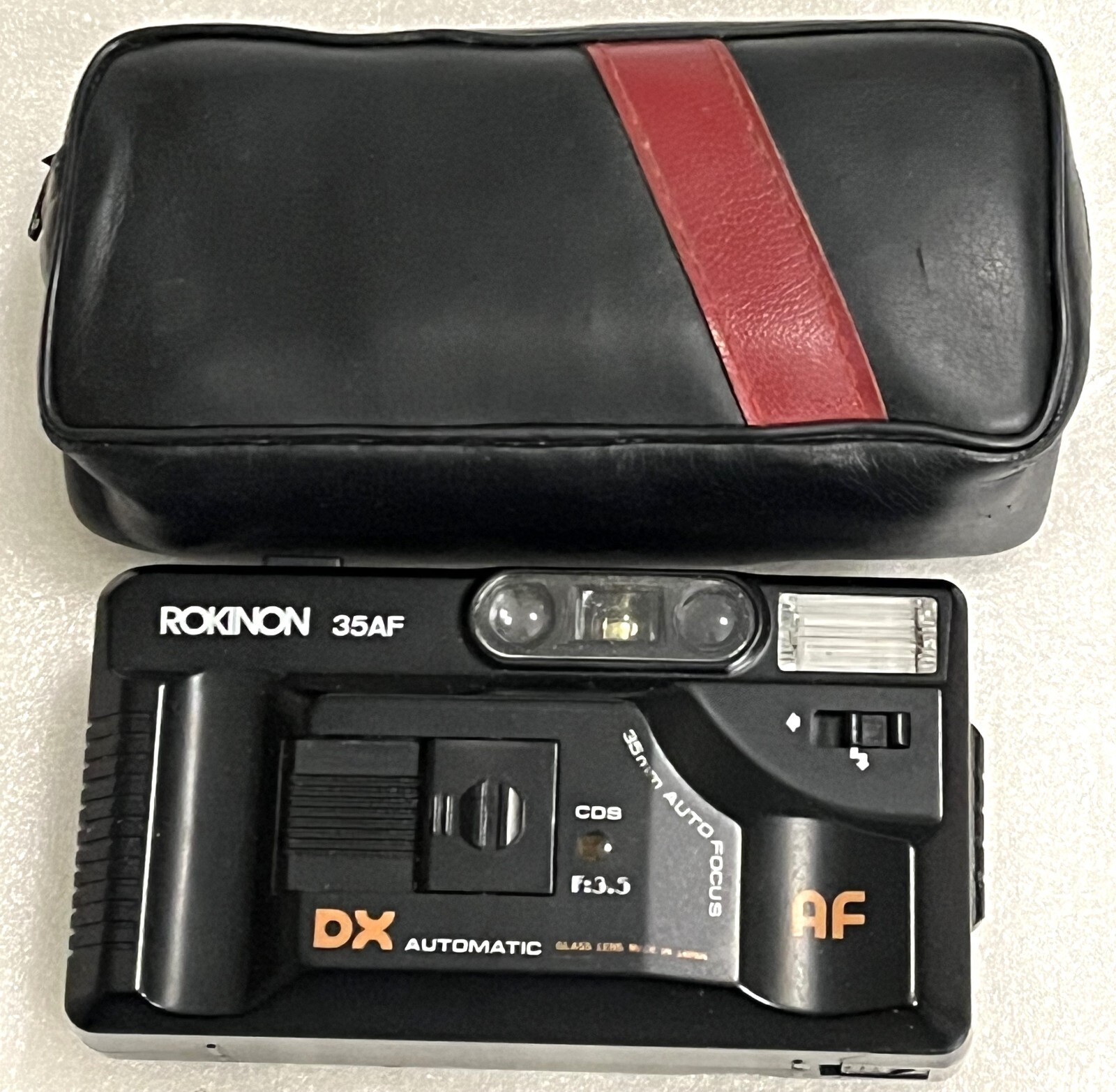 Vintage Rokinon DX 35AF 35MM Camera Made in Taiwan with Glass Lens Made In Japan