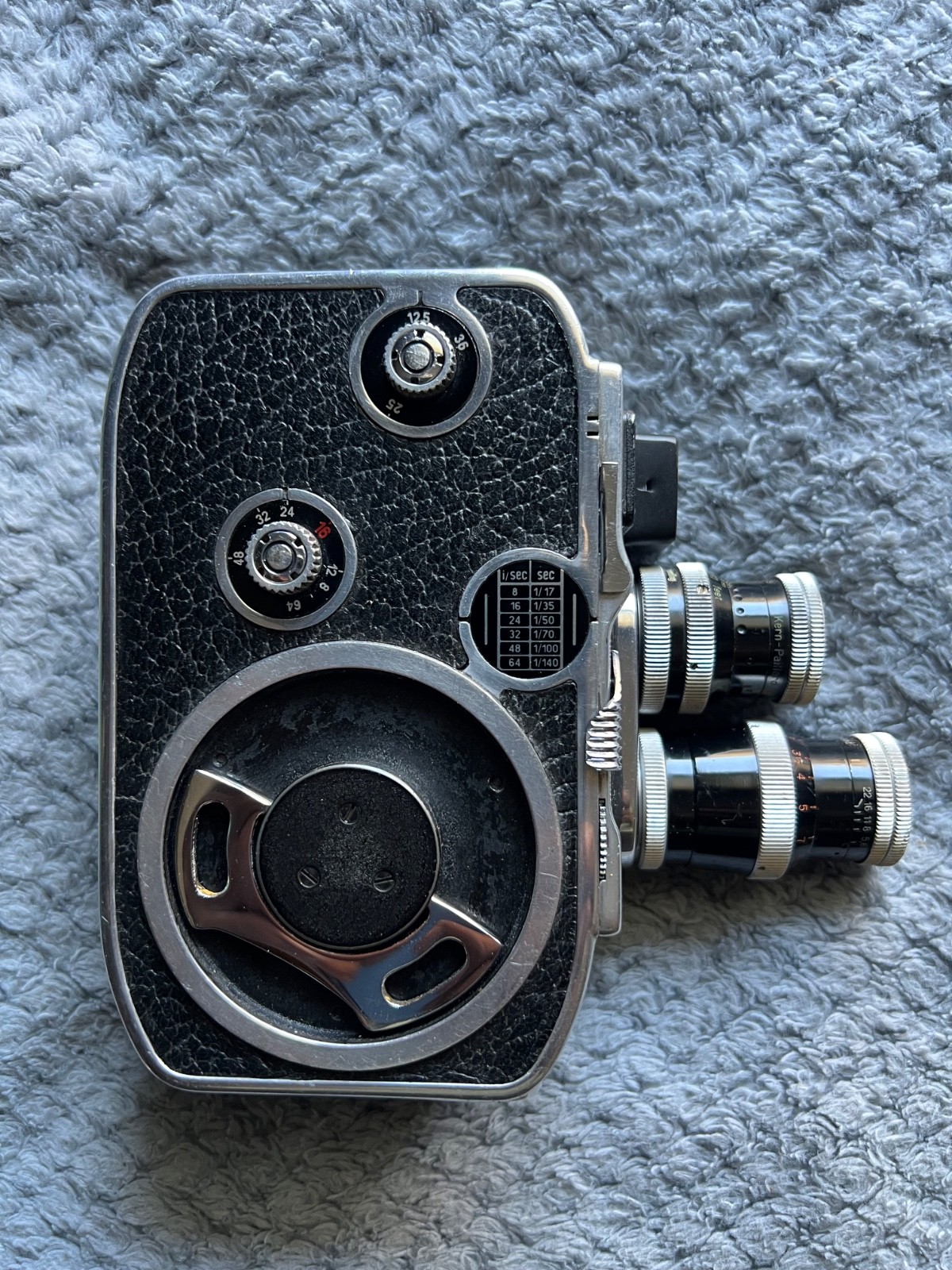 1956 Paillard-Bolex B-8 8mm Film Camera TESTED AND WORKING