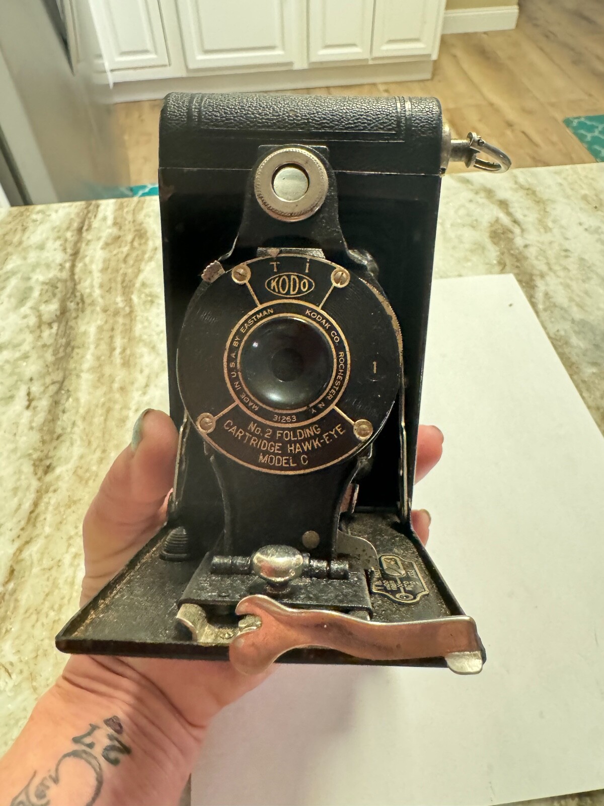 Eastman Kodak Co.No. 2 Folding Cartridge /Hawk Eye/Model C Vintage Camera