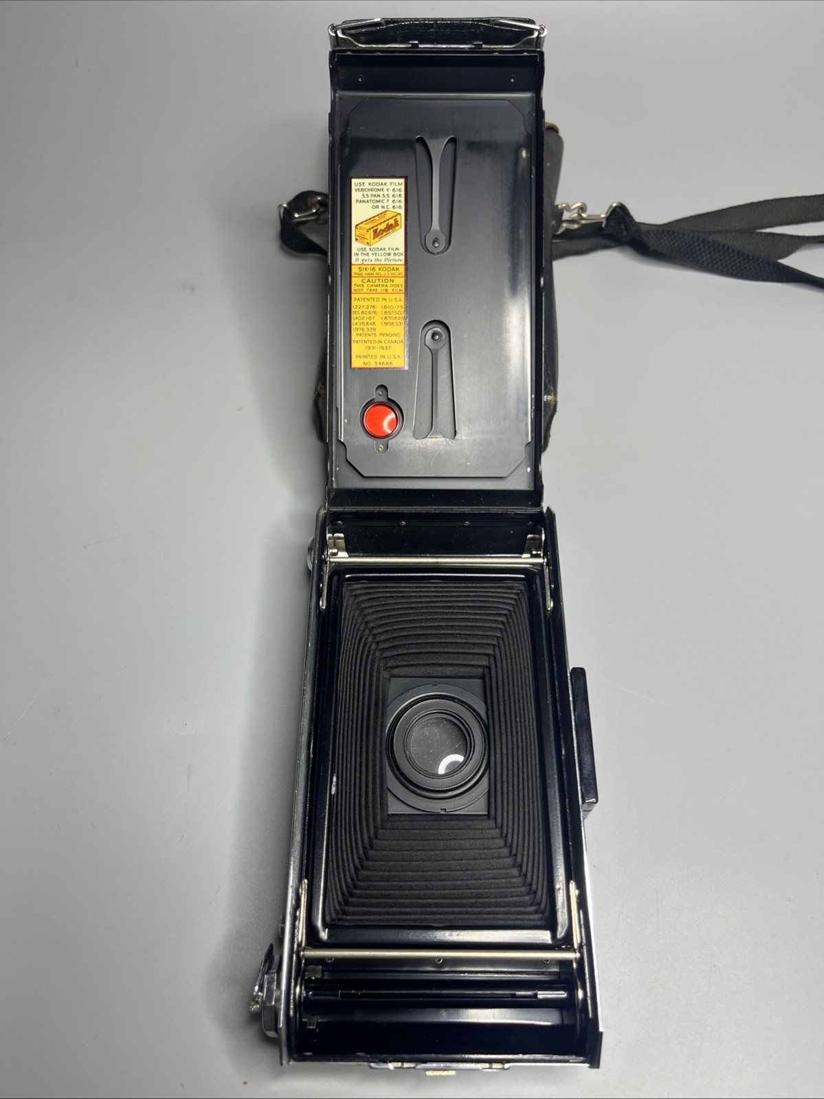 Vintage 1930s Kodak Six-16 Folding Camera w Kodak-Dakar No.1 Lens EXCELLENT CDTN