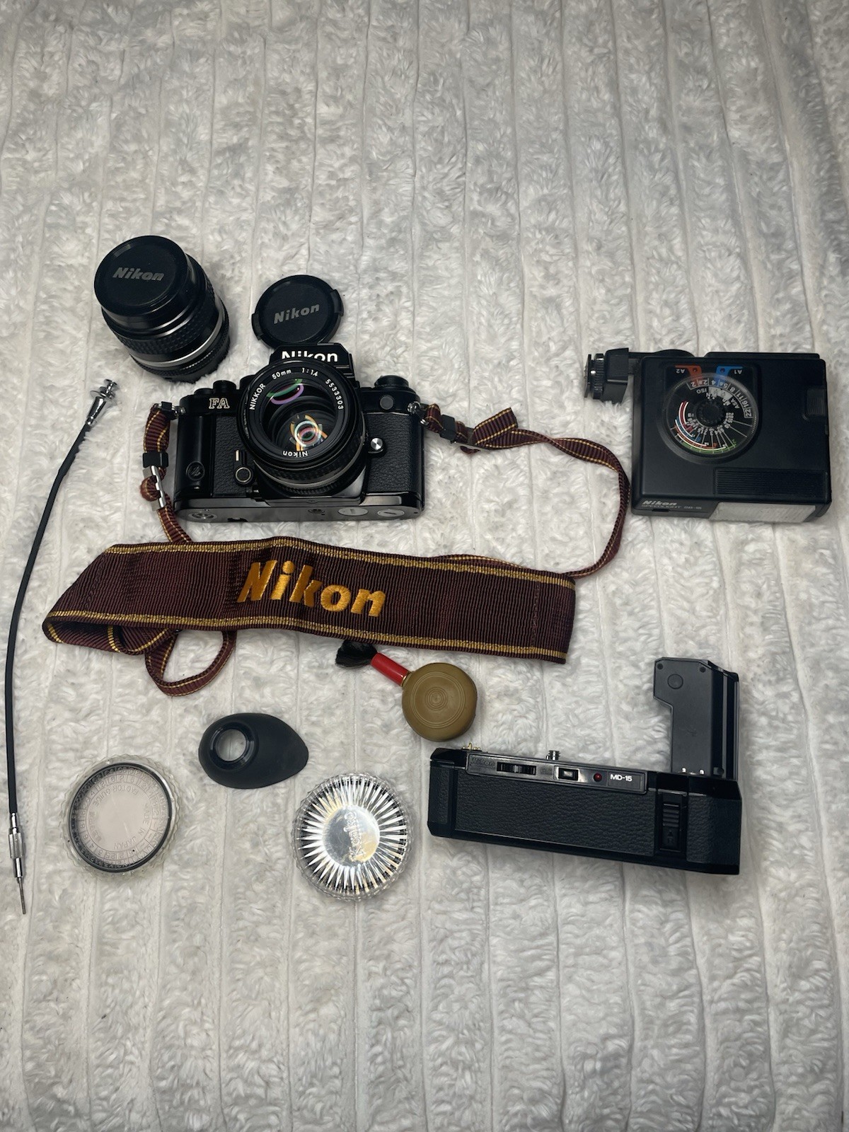 [NEAR MINT] Nikon FA 35mm Film Camera Nikkor Ai 50mm f1.4 Lens film photography