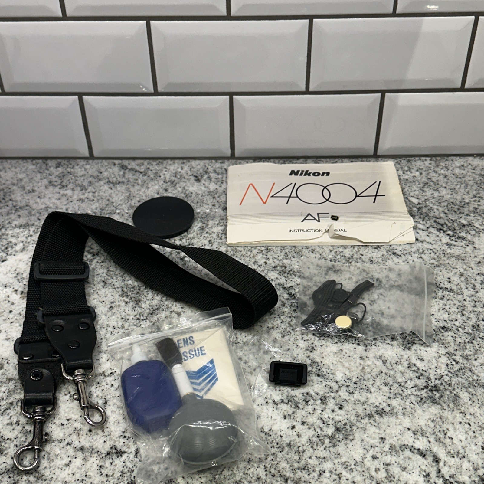 Nikon N4004s 35mm Film SLR Camera NF3 Accessories Camera Strap And More