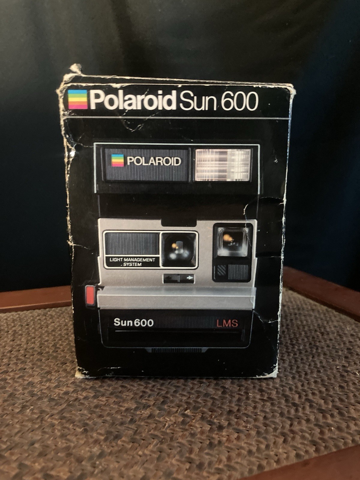 Polaroid Sun 600 LMS Instant Camera with Original Box & Manual (Not Tested)
