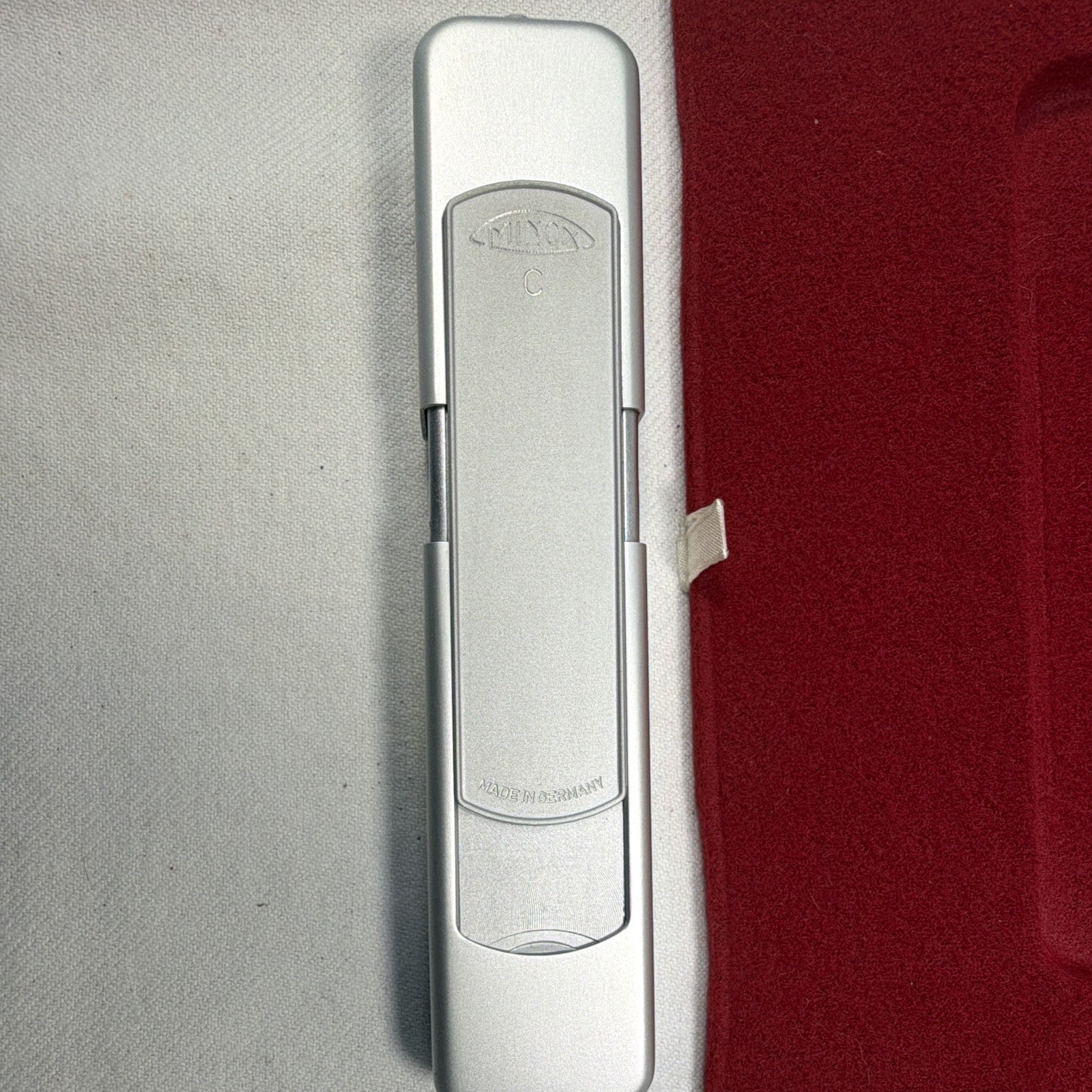 Minty MINOX C Silver 8x11mm Subminiature Camera Set w/ Box Case Manual