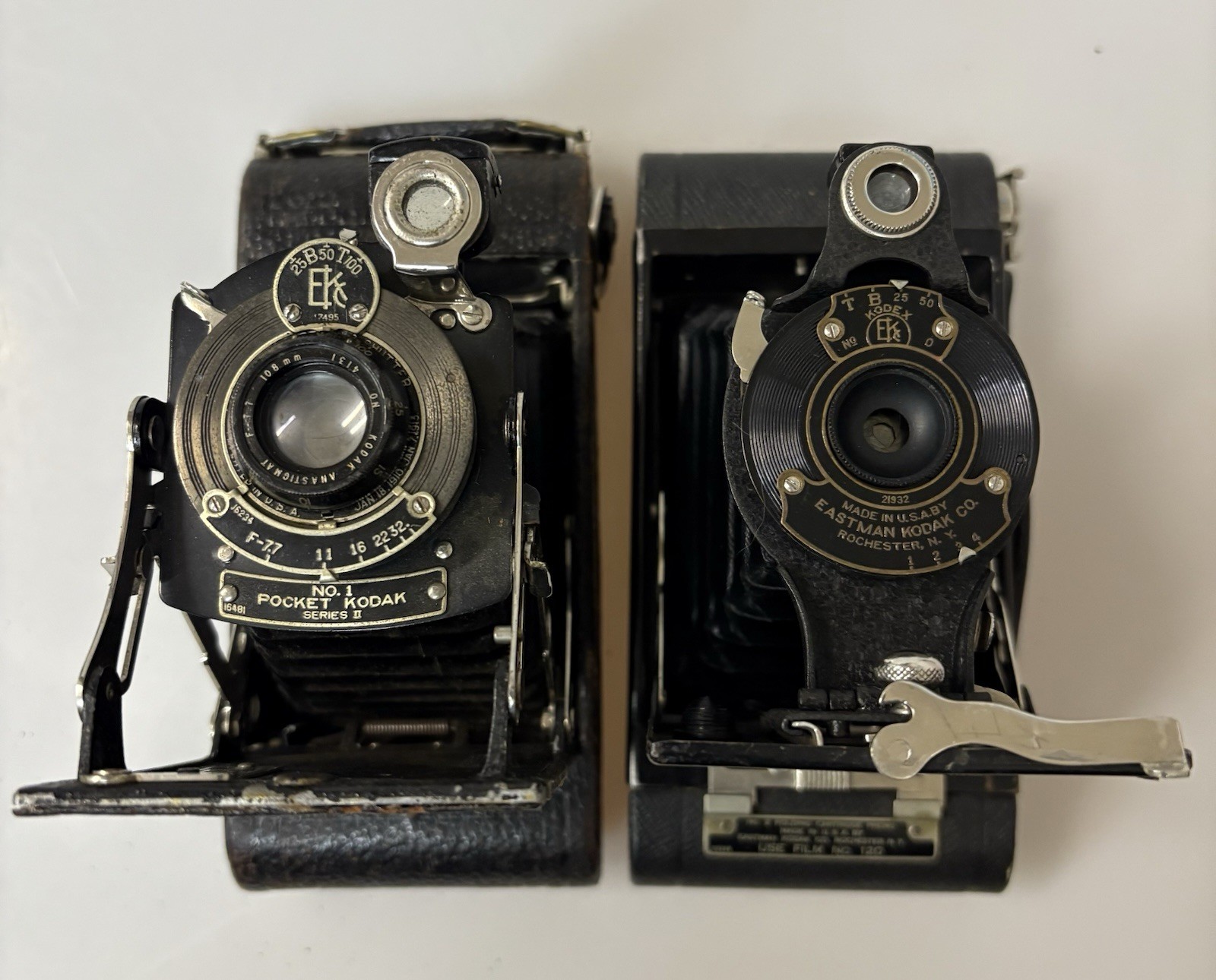 Antique Kodak No. 1 Series II Pocket Folding Camera Bundle – SOLD AS IS UNTESTED