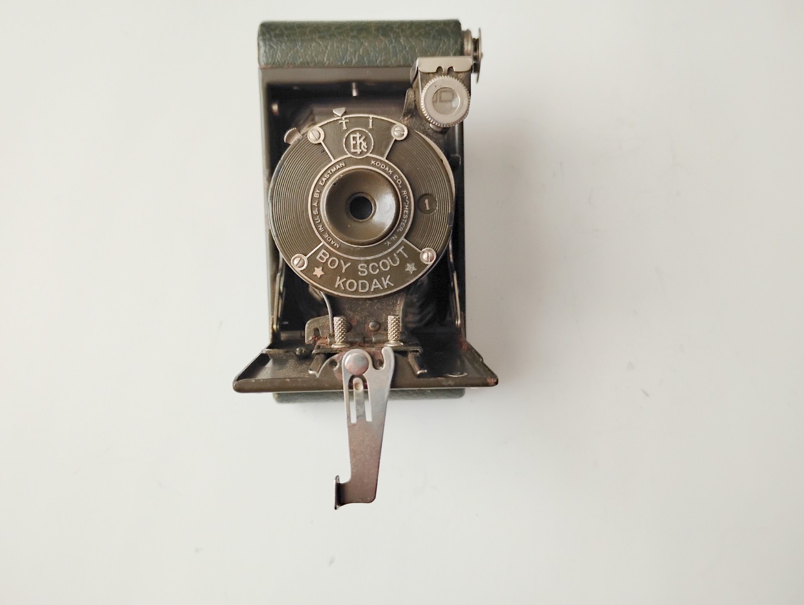 Vintage 1930s Kodak Boy Scout Folding Camera -Green