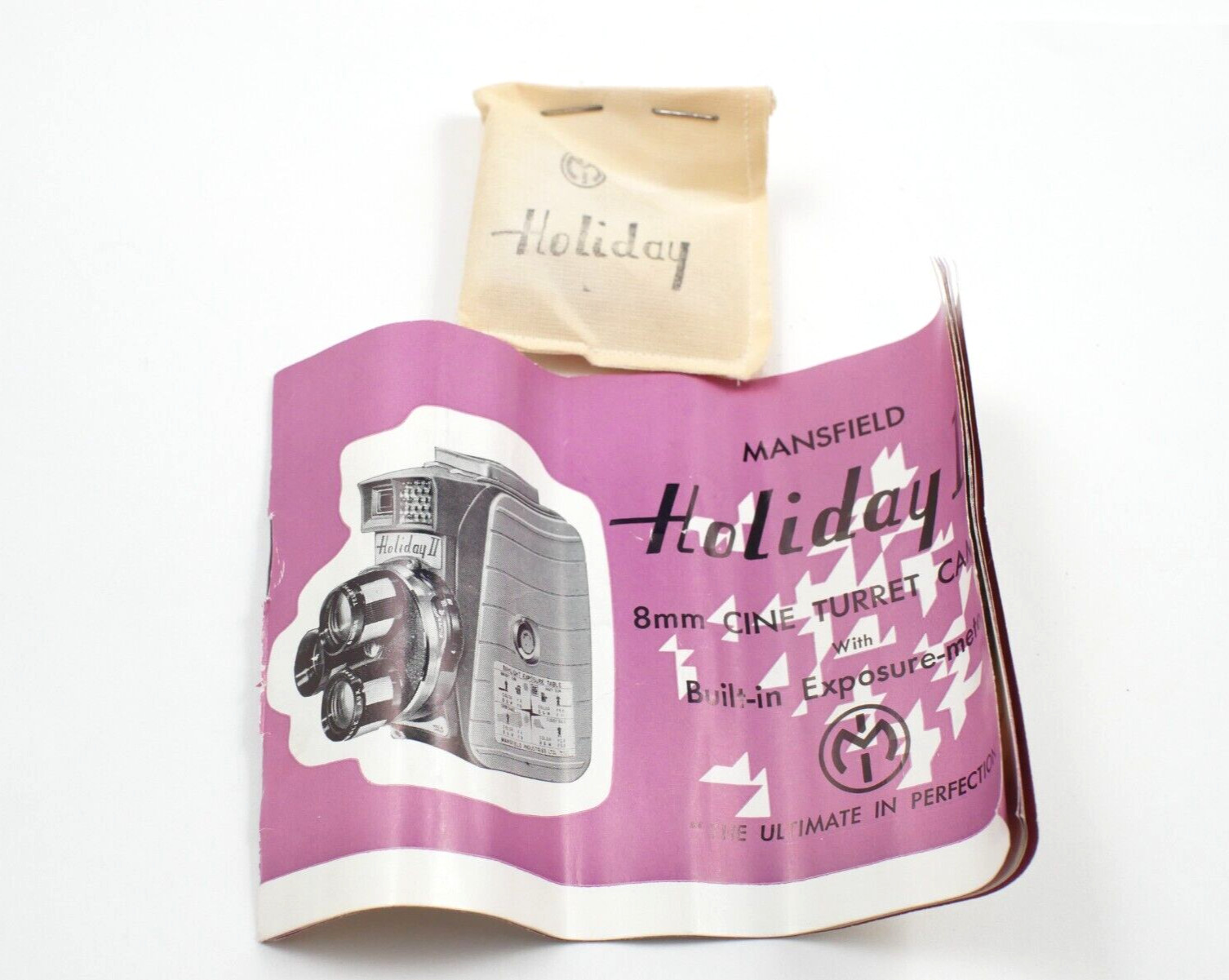 Mansfield Holiday II 8mm Movie Camera. Open-box condition! Fully Functional