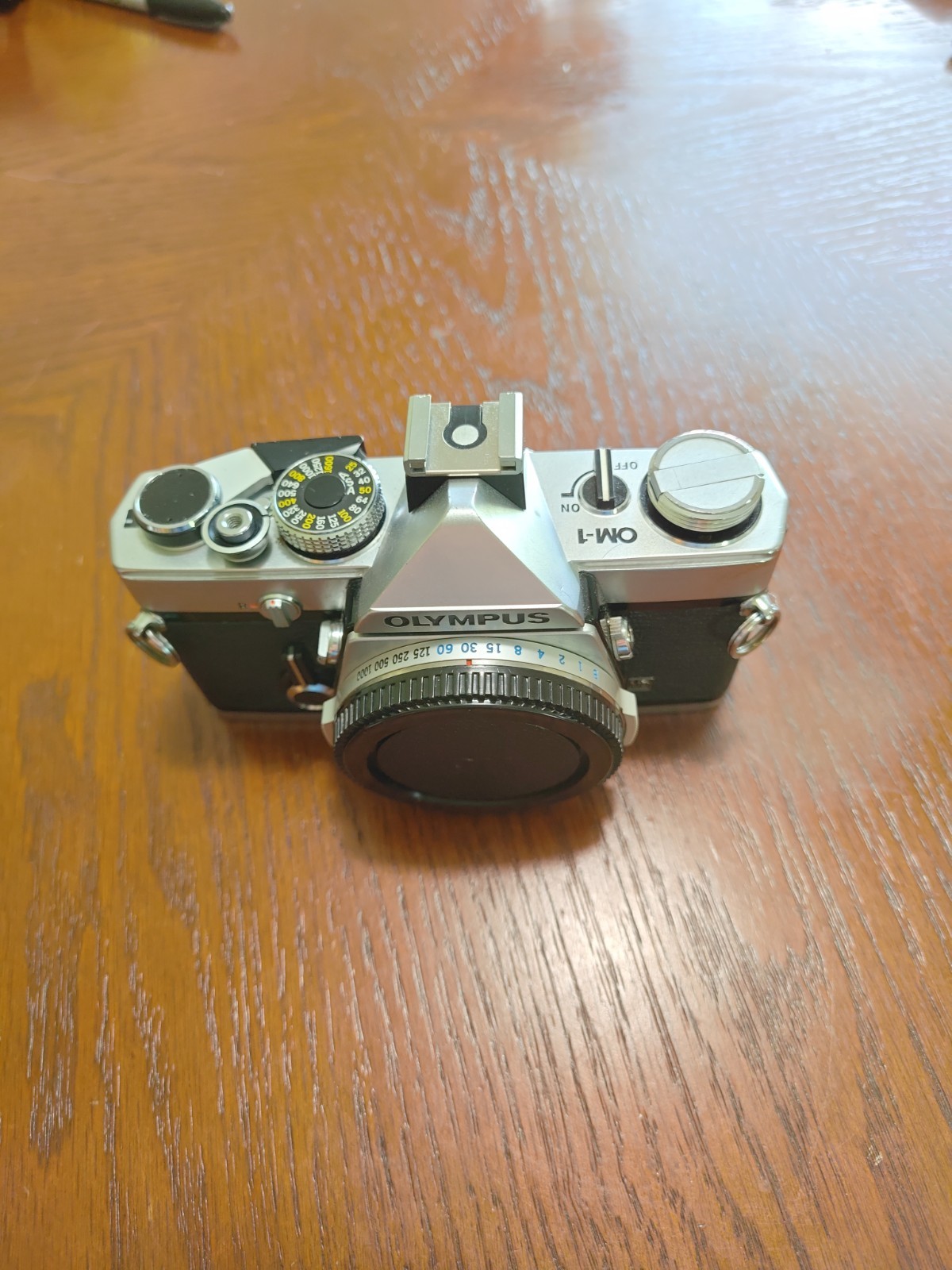 Olympus OM-1 Silver/Black 35mm SLR Film Camera Body Only – OM System OM Mount
