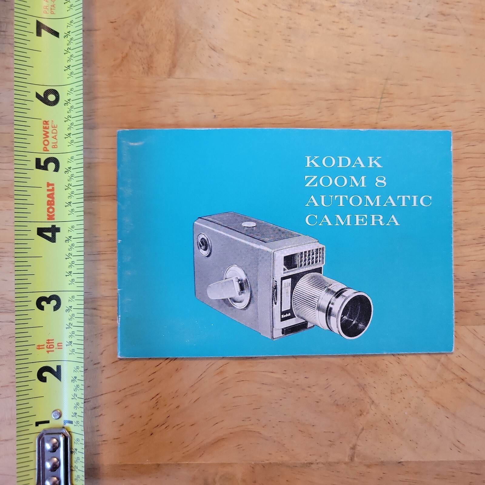 KODAK ZOOM 8 AUTOMATIC CAMERA RARE OLD VINTAGE MANUAL #5