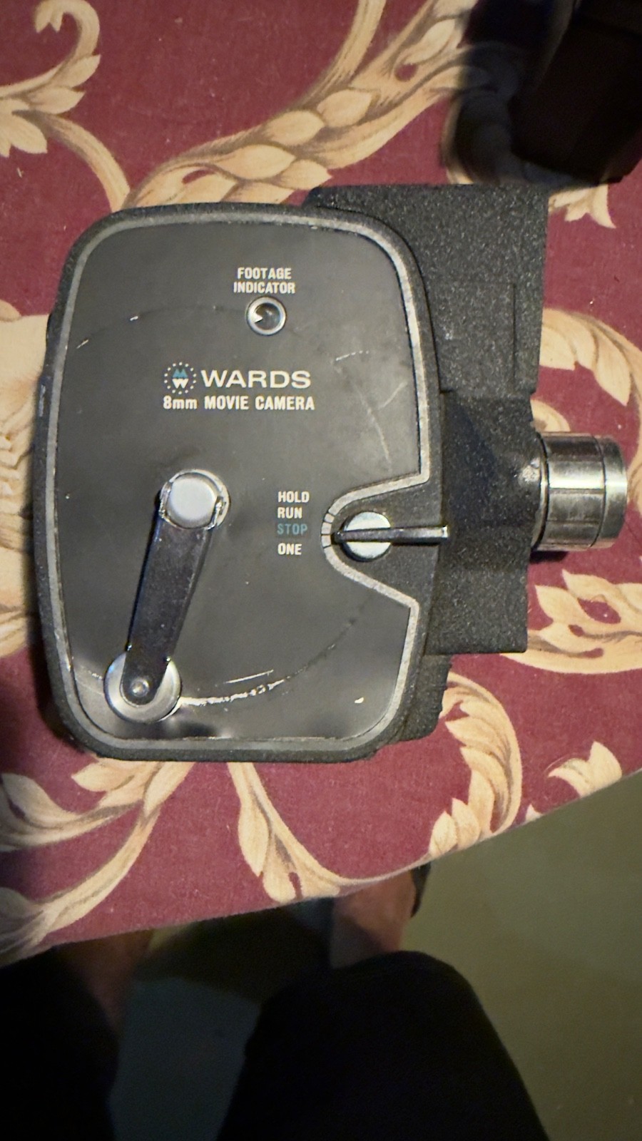Vintage Wards 8mm Movie Camera – Mid Century Mechanical Spring Wound Film Camera