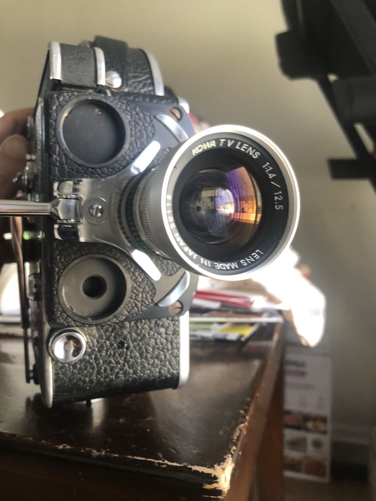Bolex H16 Reflex Camera Body With A Lens