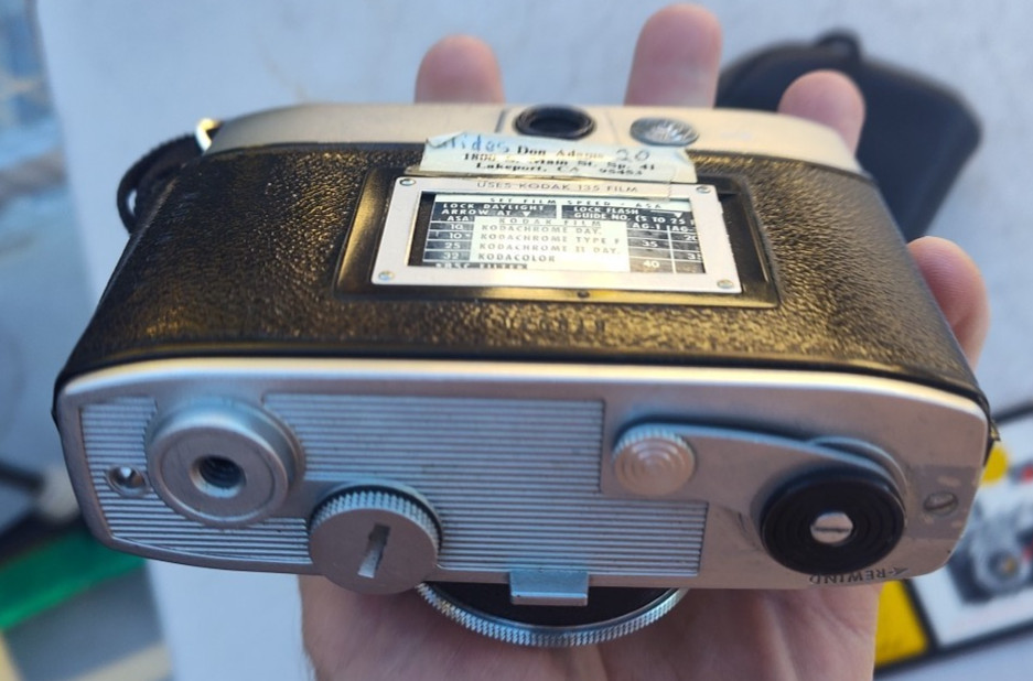VTG Kodak Automatic 35F 35mm film camera Kodak Ektanar 44mm f:2.8mm lens