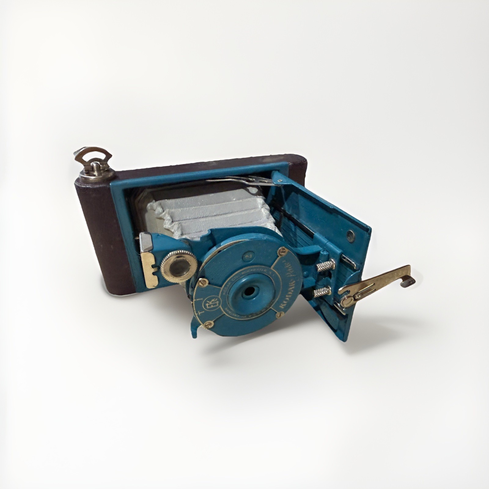 Kodak Petite Vintage Folding Camera with Manual – Teal – Sold As Is