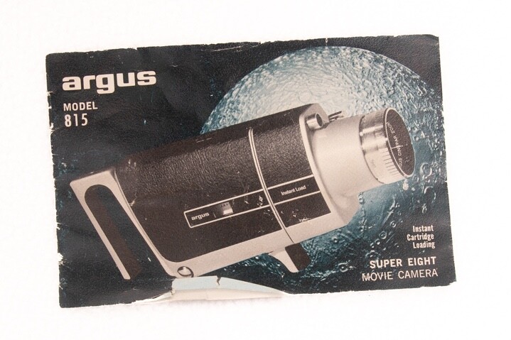 Argus 815 Super 8mm Movie Camera, Space Age, Vintage, beam me up