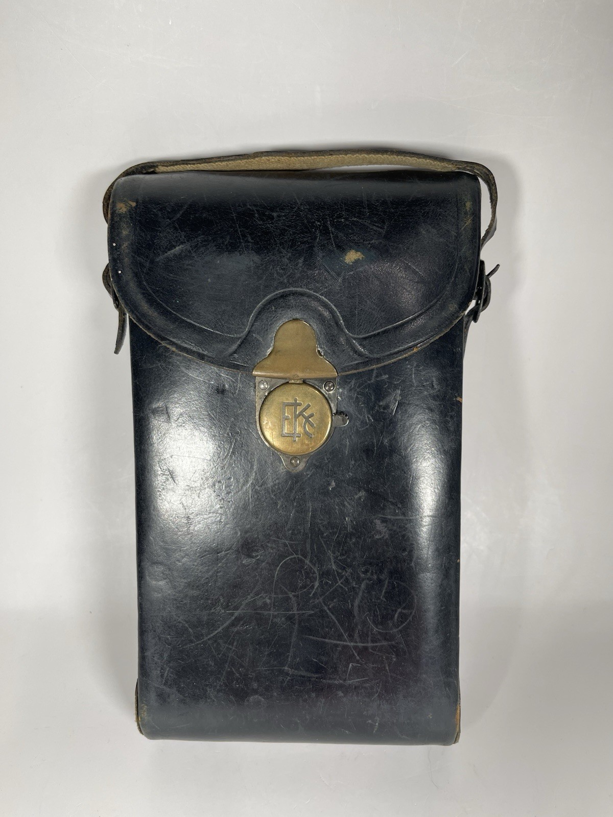 Antique 1920 Kodak No. 2C Autographic Jr Camera Bausch Lomb Lens w/ Case