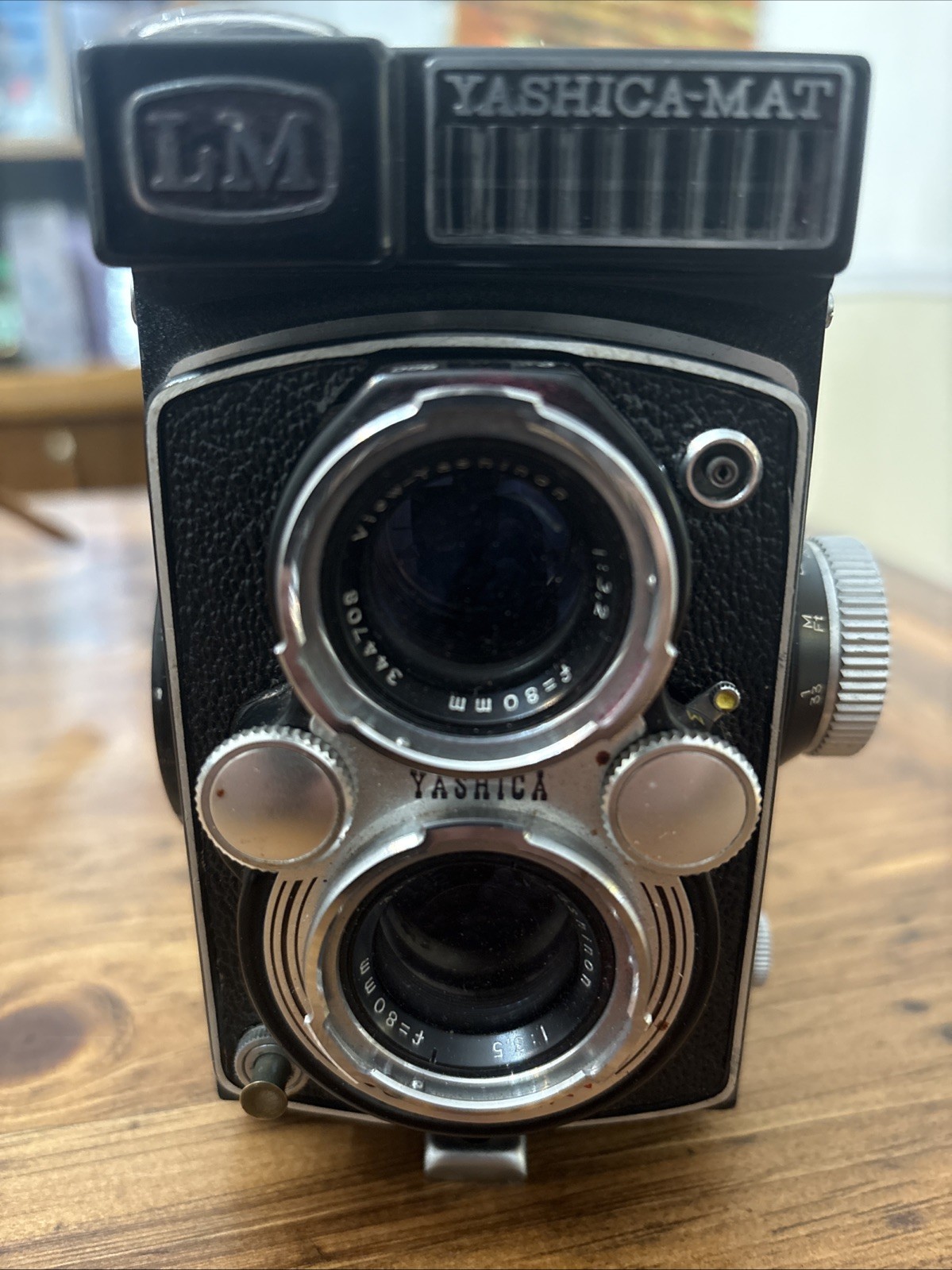 Vintage Yashica-Mat LM Copal MXV Camera 80mm Twin Lens w/ Leather Case