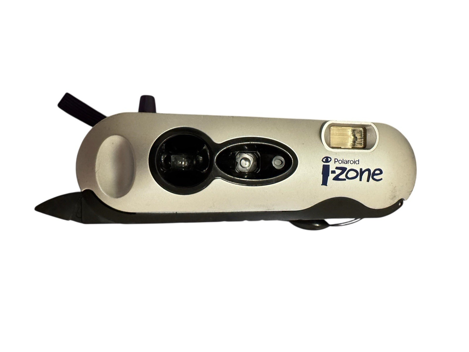 Polaroid i-Zone Instant Camera • Silver & Black • Vintage 2000s • Untested As-Is